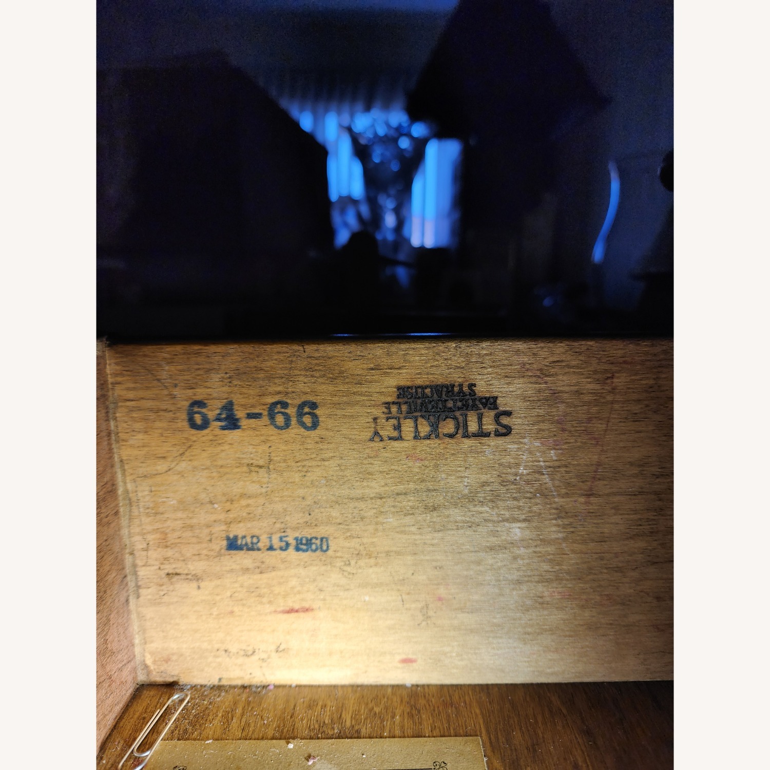 Leopold Stickley Queen Anne Solid Cherry Hutch - image-10