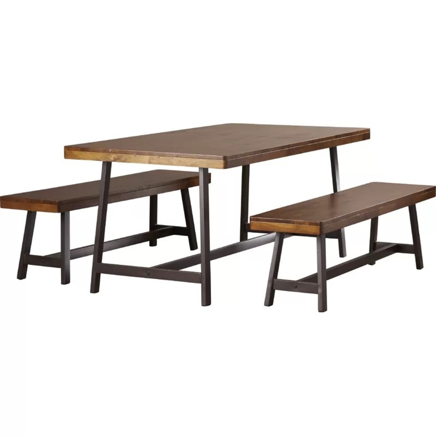 Solid Wood 6 Person Dining Set - image-2