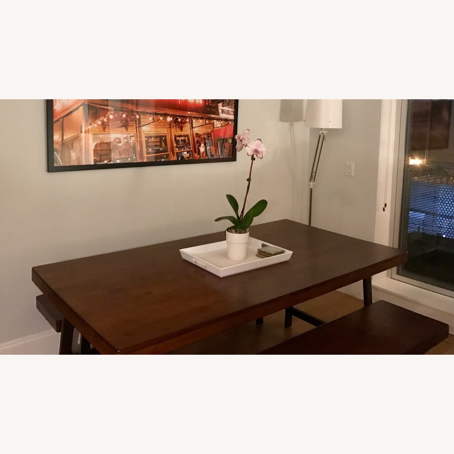 Solid Wood 6 Person Dining Set - image-9