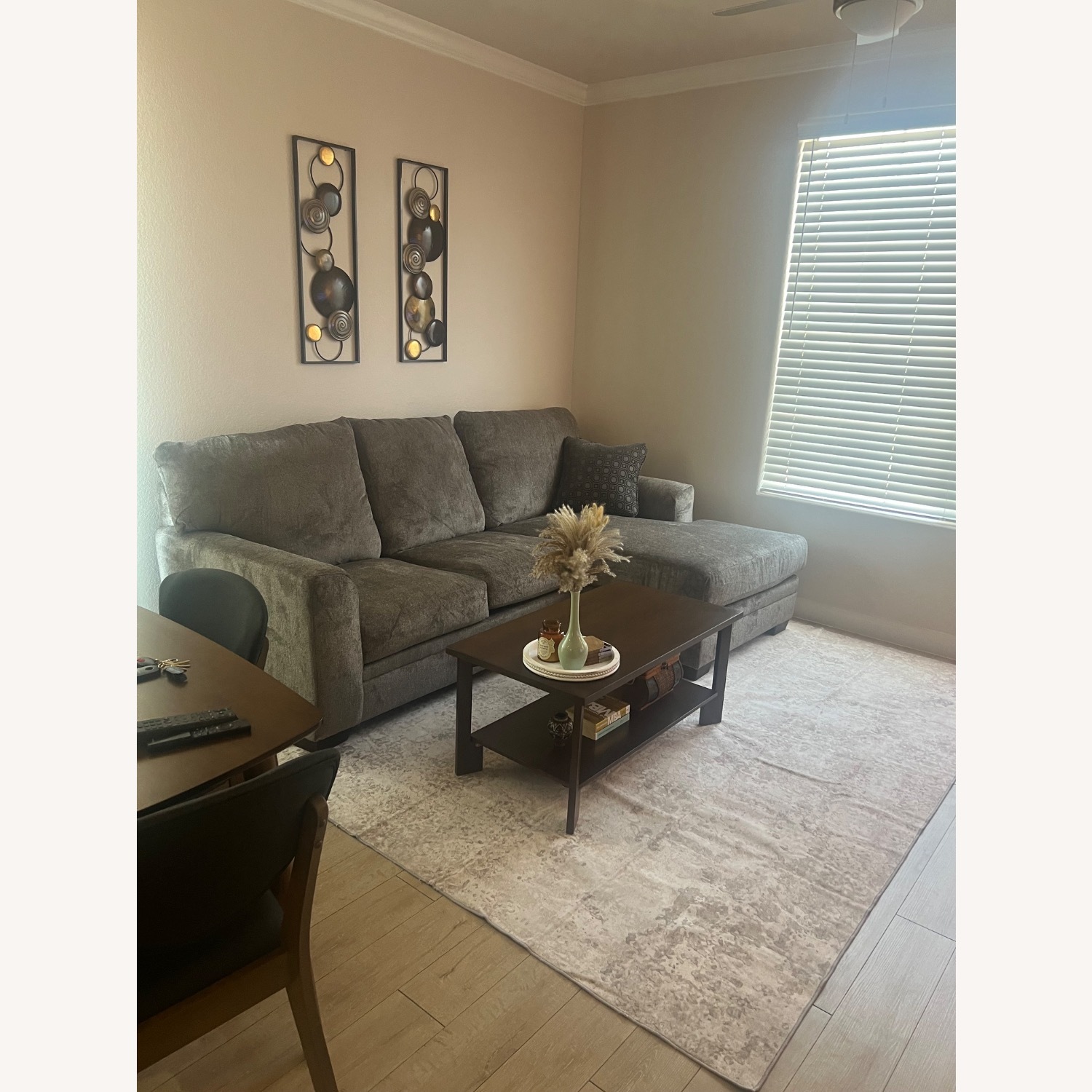 Bob's Discount Furniture Gray Brown Luxe Sectional - image-3