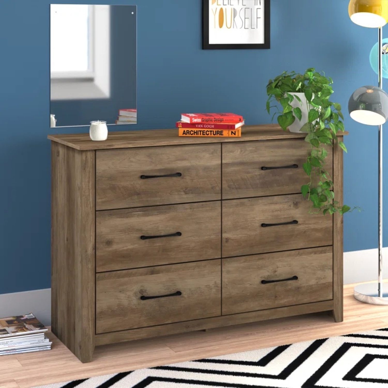 Wayfair Walter Brown Dresser - image-4