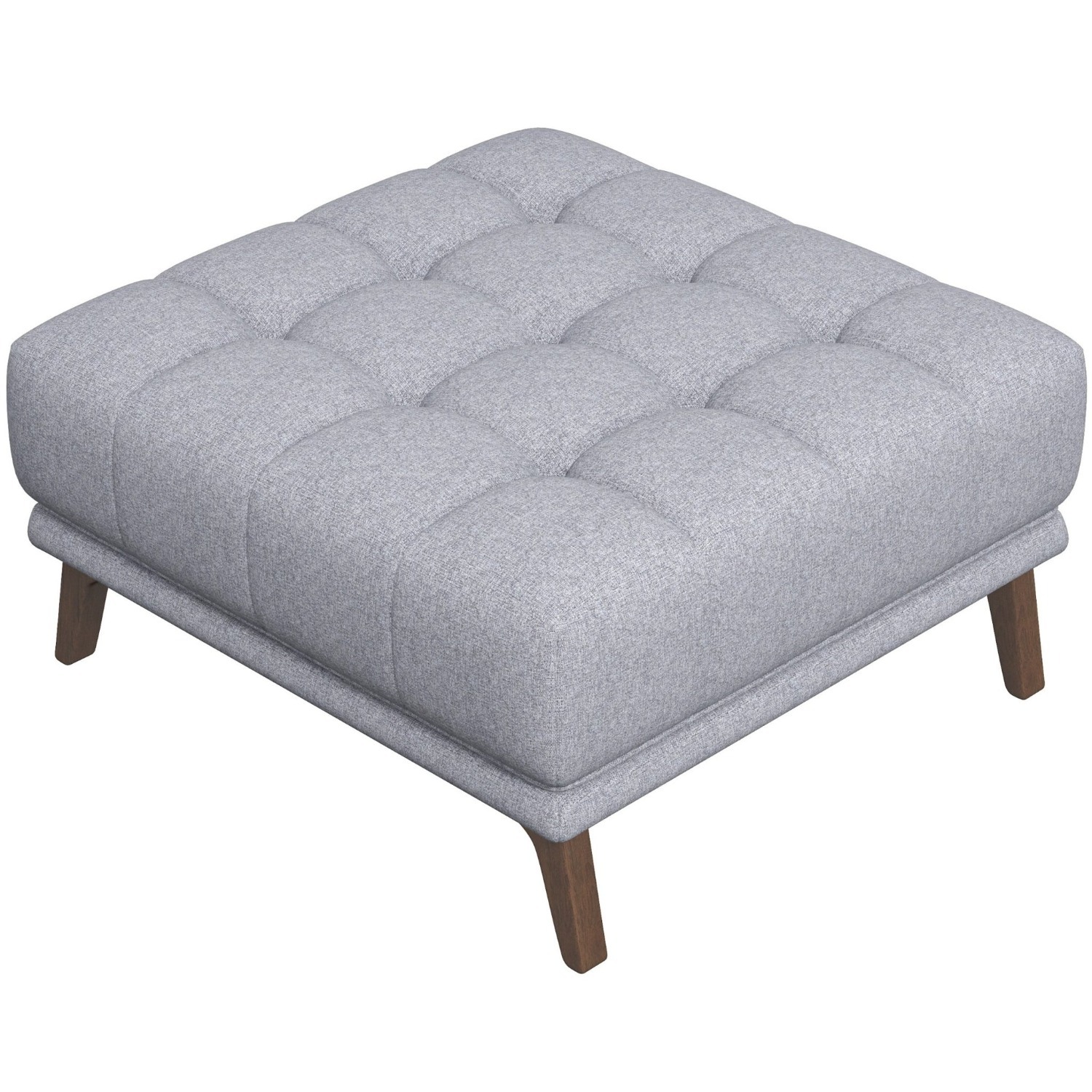 Kano Light Gray Ottoman - image-10