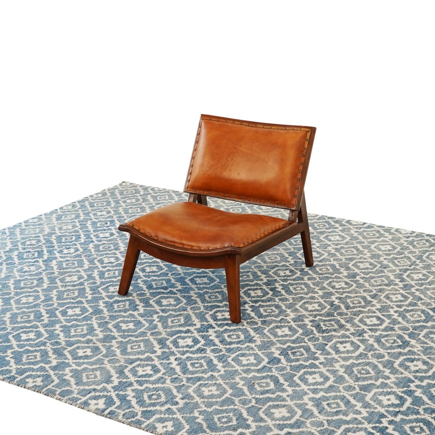 Midinmod Tator Lounge Chair - Tan Leather - image-2