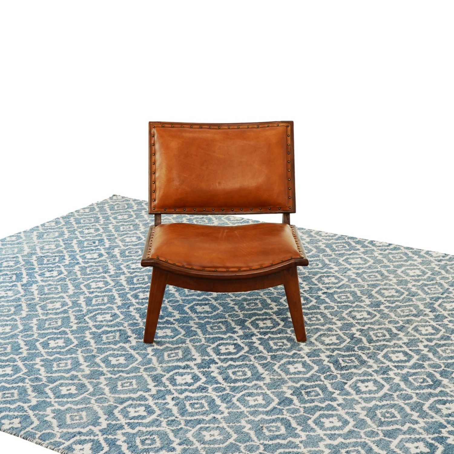 Midinmod Tator Lounge Chair - Tan Leather - image-3