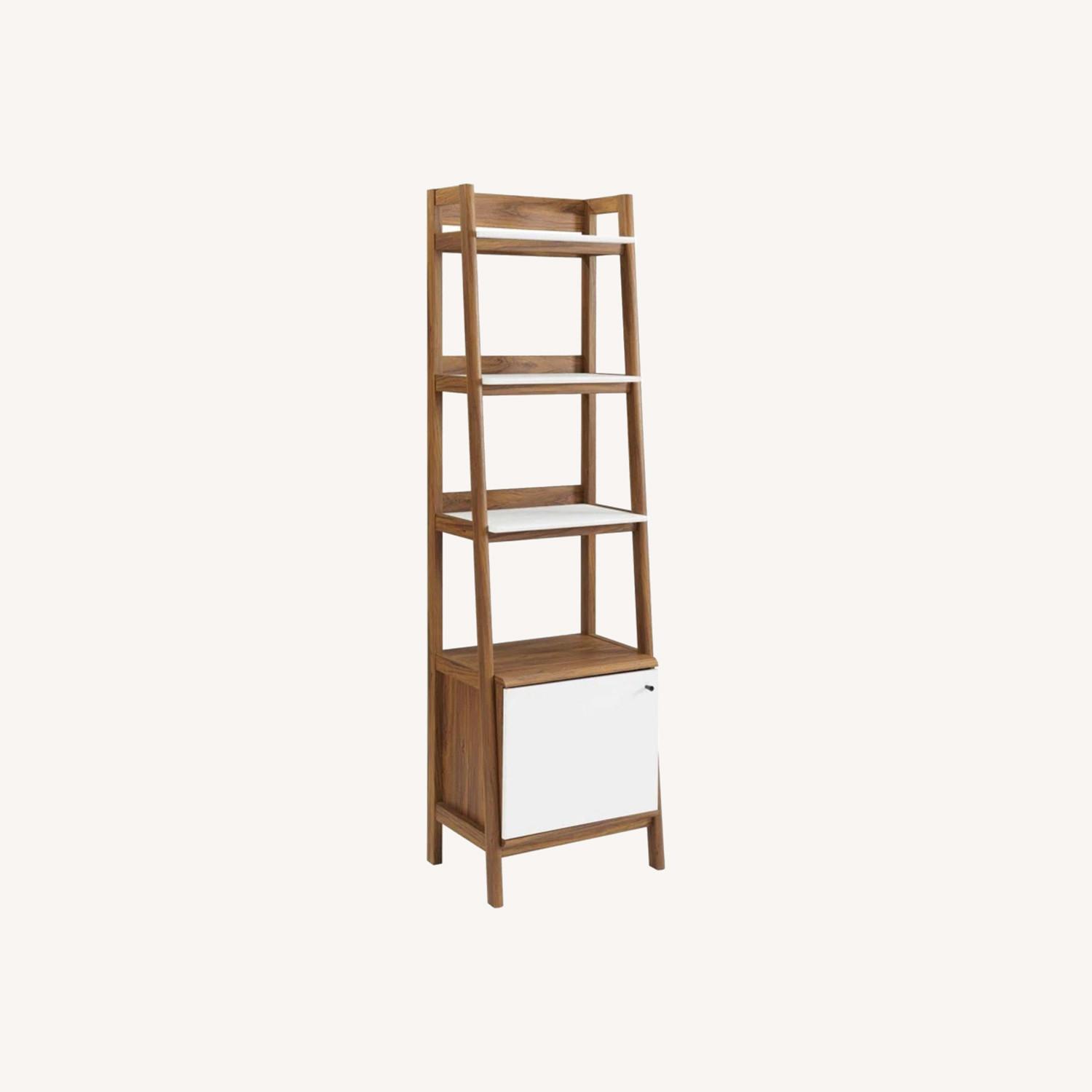 Modway Etagere Tiered 4-Shelf Bookshelf - image-0