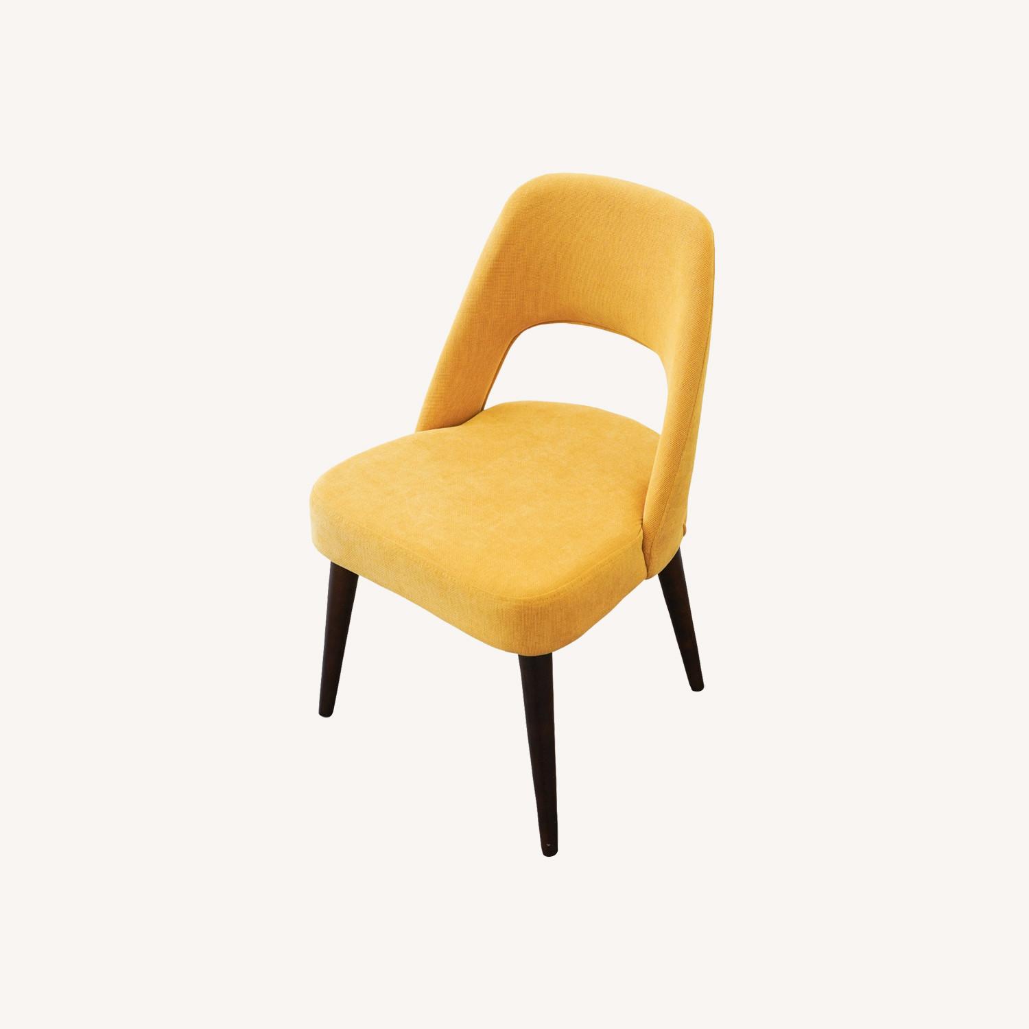 Ariana Mid Century Modern Yellow Dining Chair - image-0