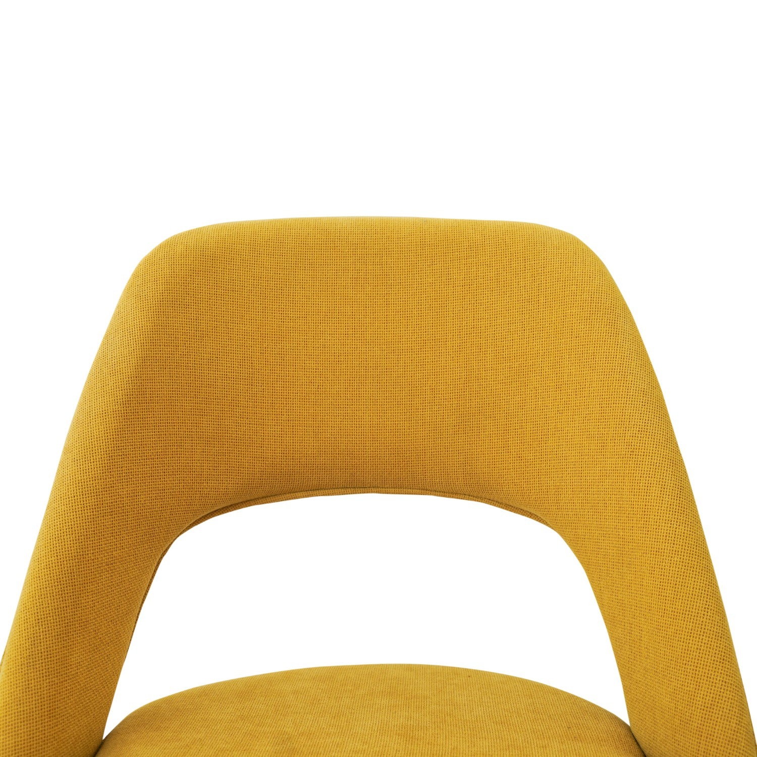 Ariana Mid Century Modern Yellow Dining Chair - image-3
