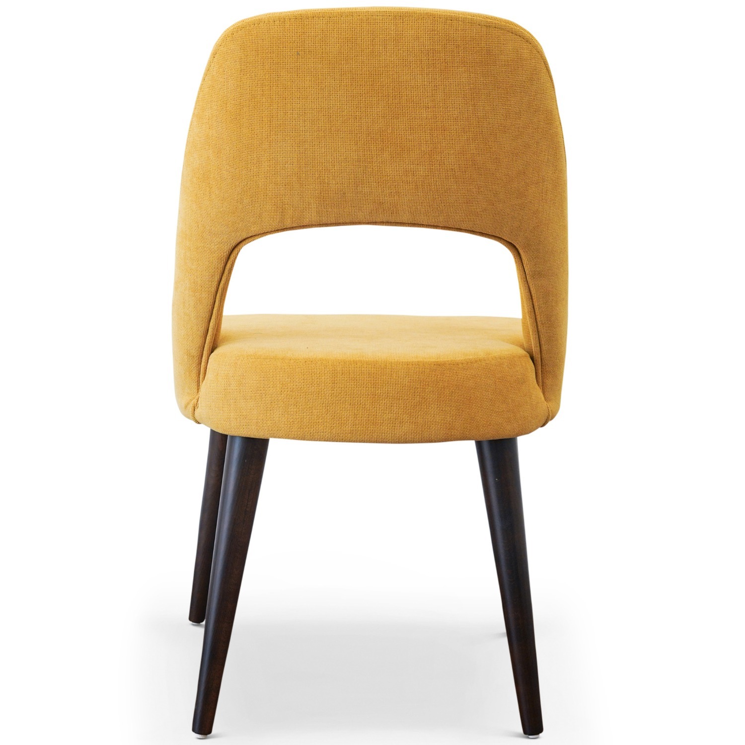 Ariana Mid Century Modern Yellow Dining Chair - image-2