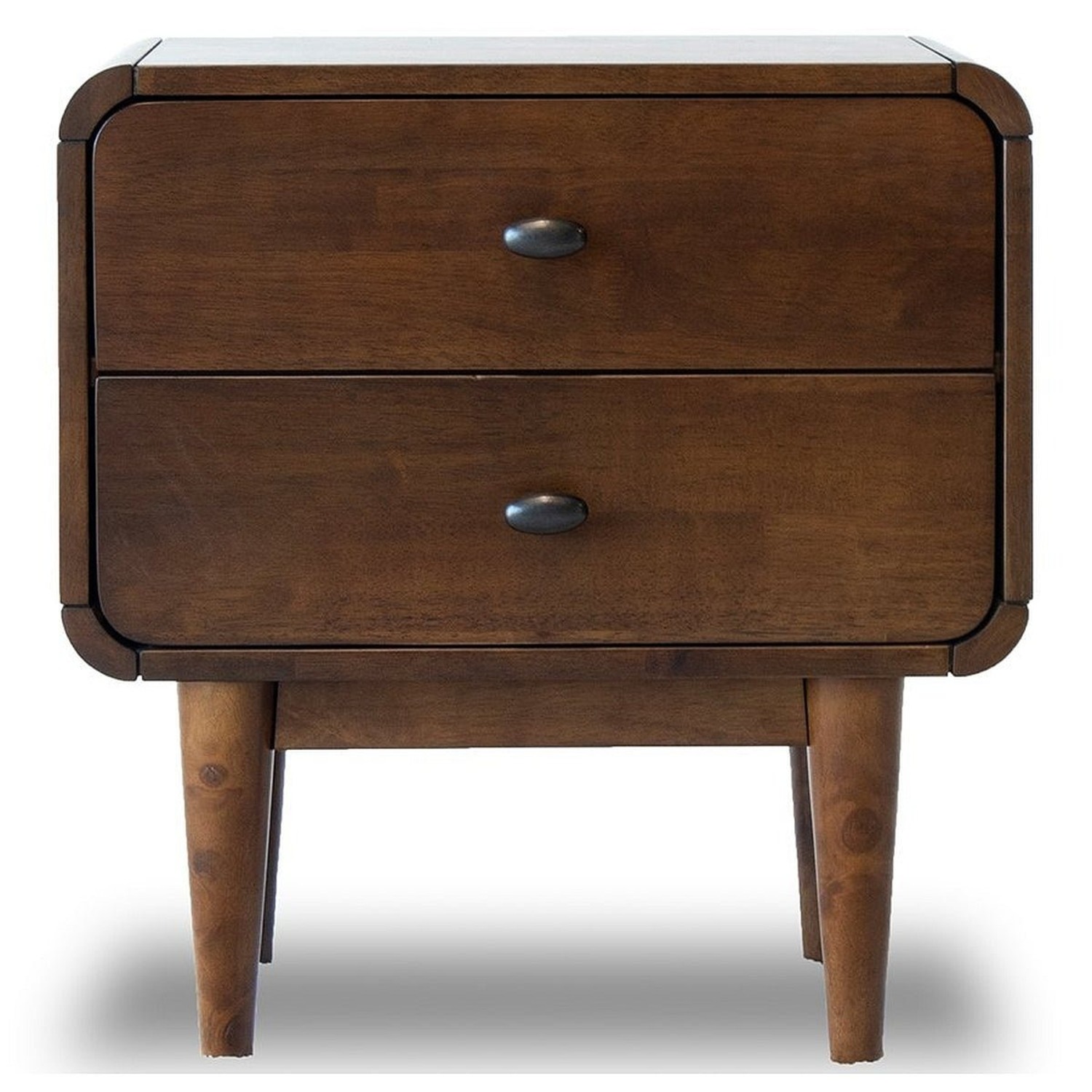 Stein Walnut Mid Century Modern Style Night Stand - image-6