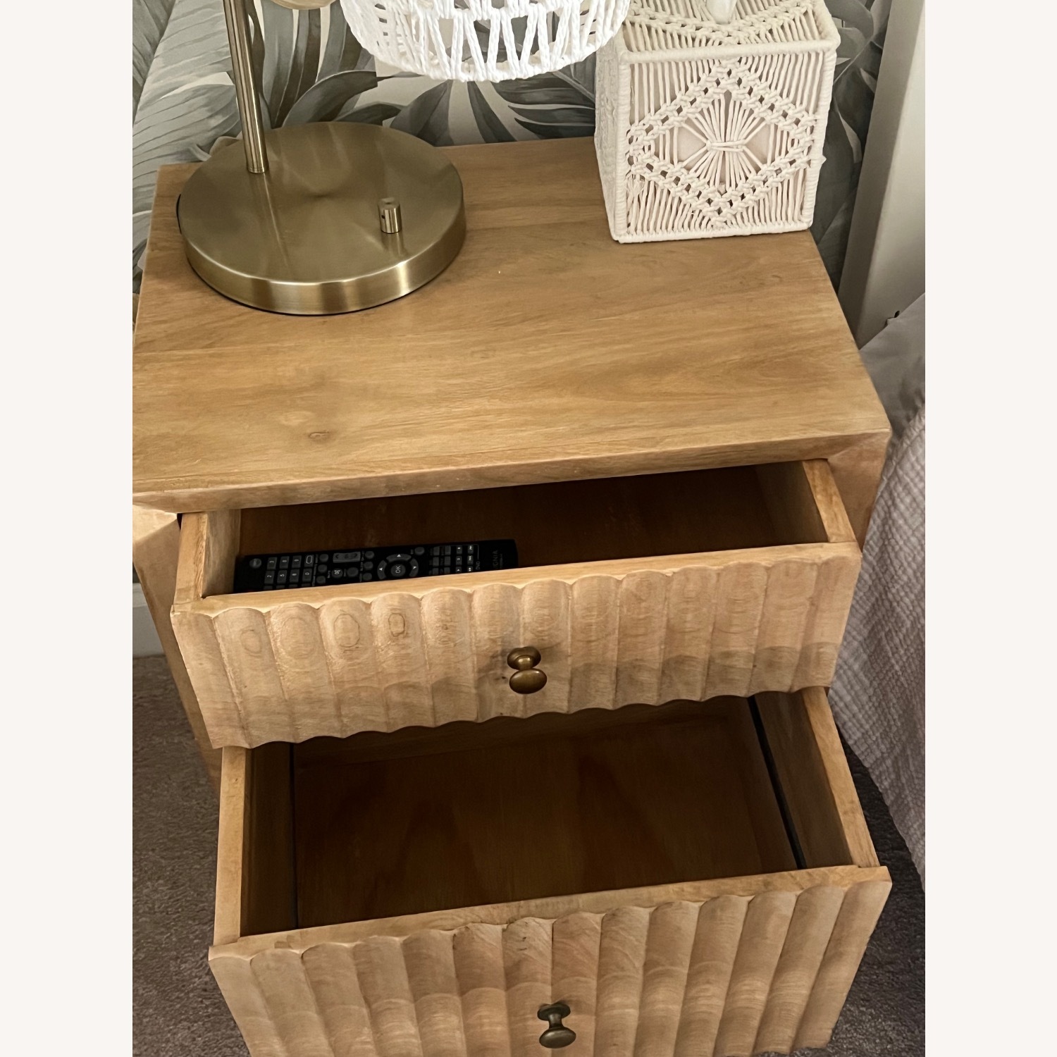 Home Goods Two Drawer Night Stand - image-3