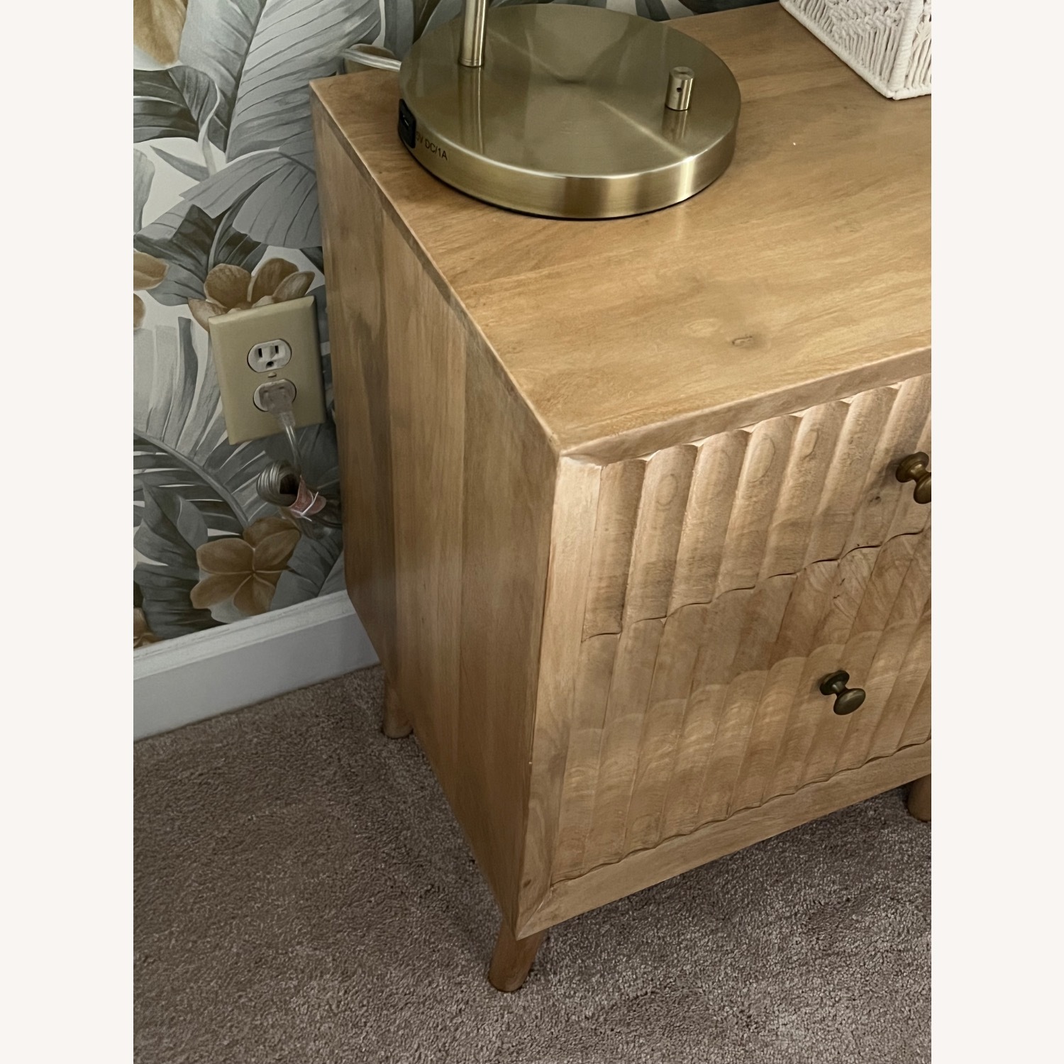 Home Goods Two Drawer Night Stand - image-2