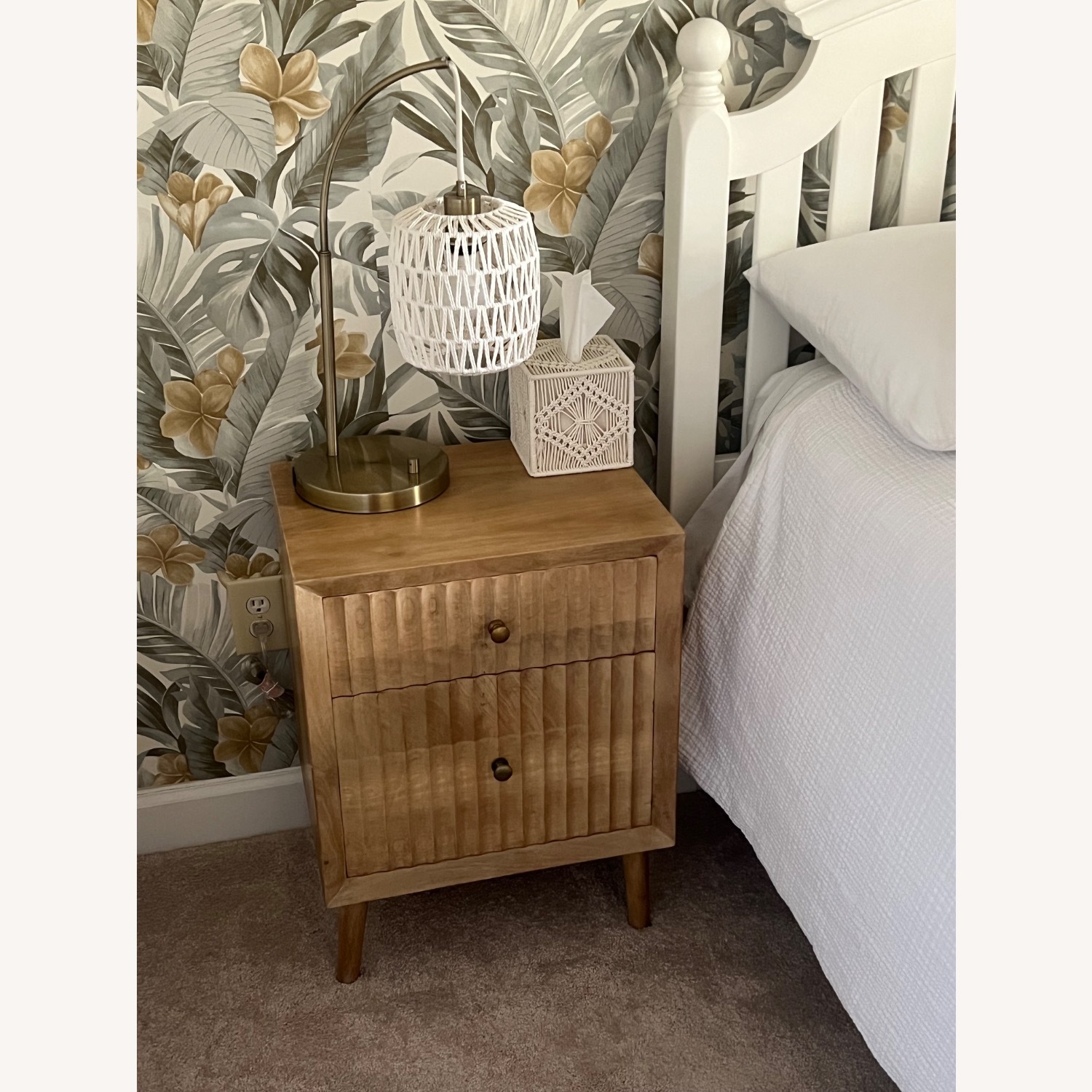 Home Goods Two Drawer Night Stand - image-4