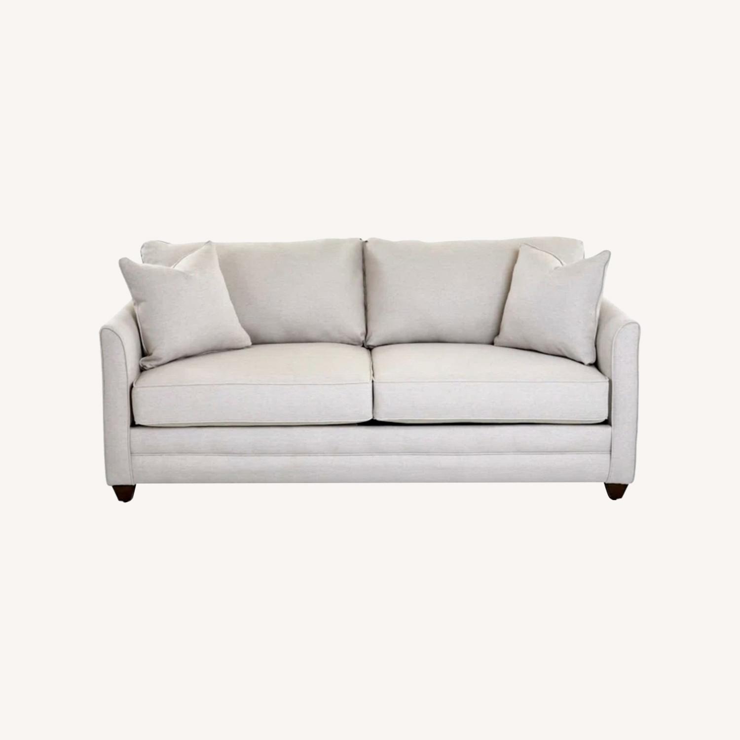 Wayfair Large Gray Pullout Couch (Queen Mattress) - image-0