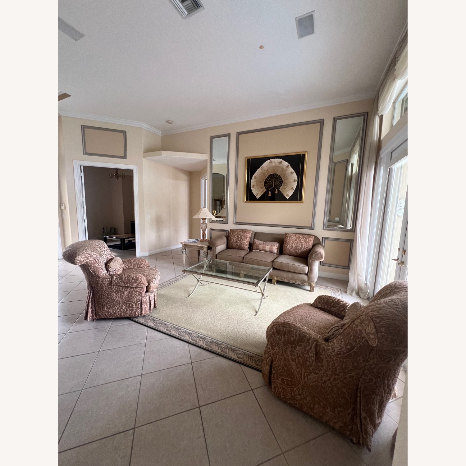 Formal Arm Chair Lexington Brand Fabric Firm - image-3