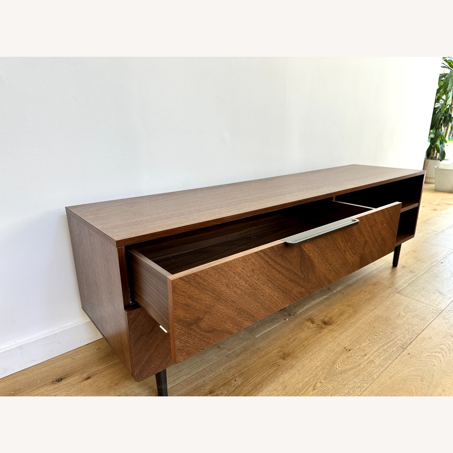 Article Nera 63" Low Media Unit, Walnut - image-2