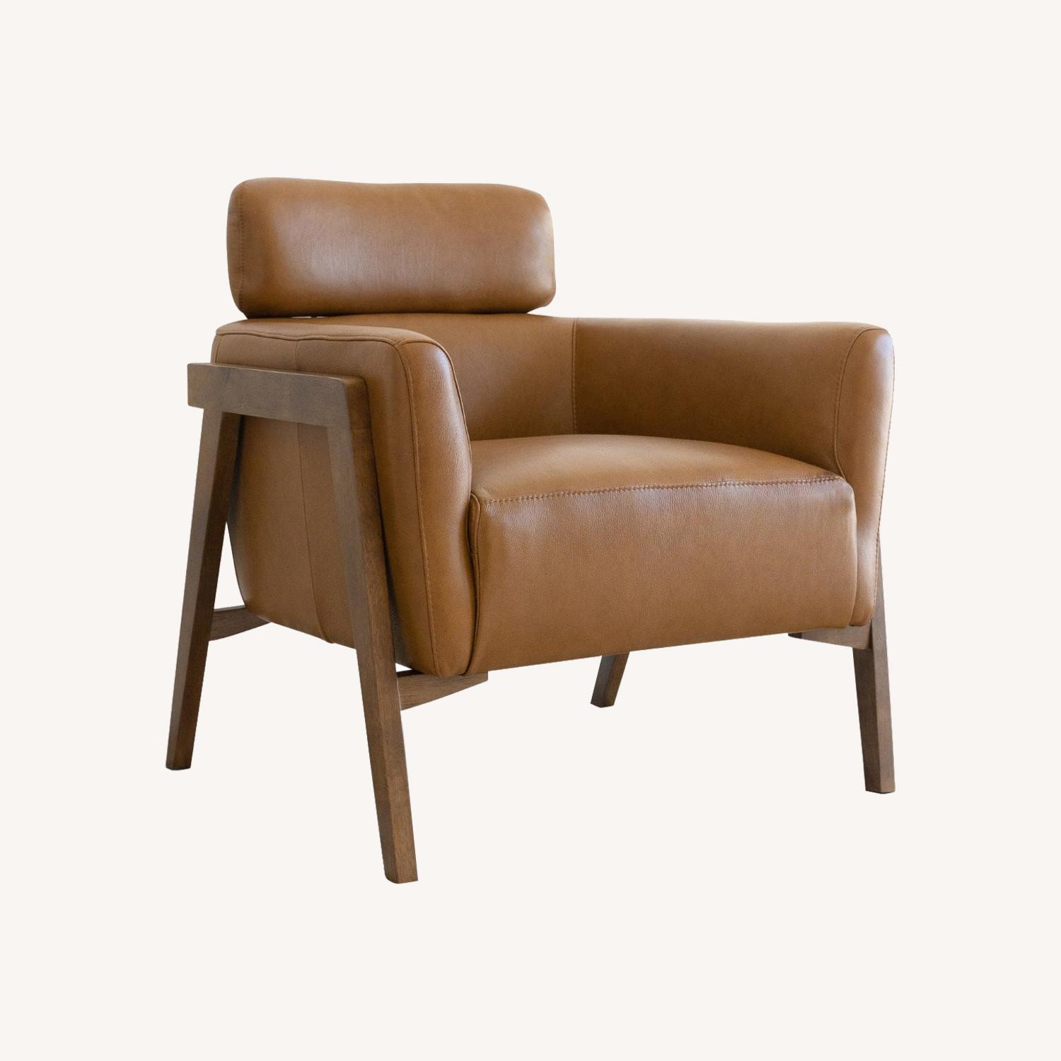Midinmod Ivy Missouri Leather Lounge Chair - image-0