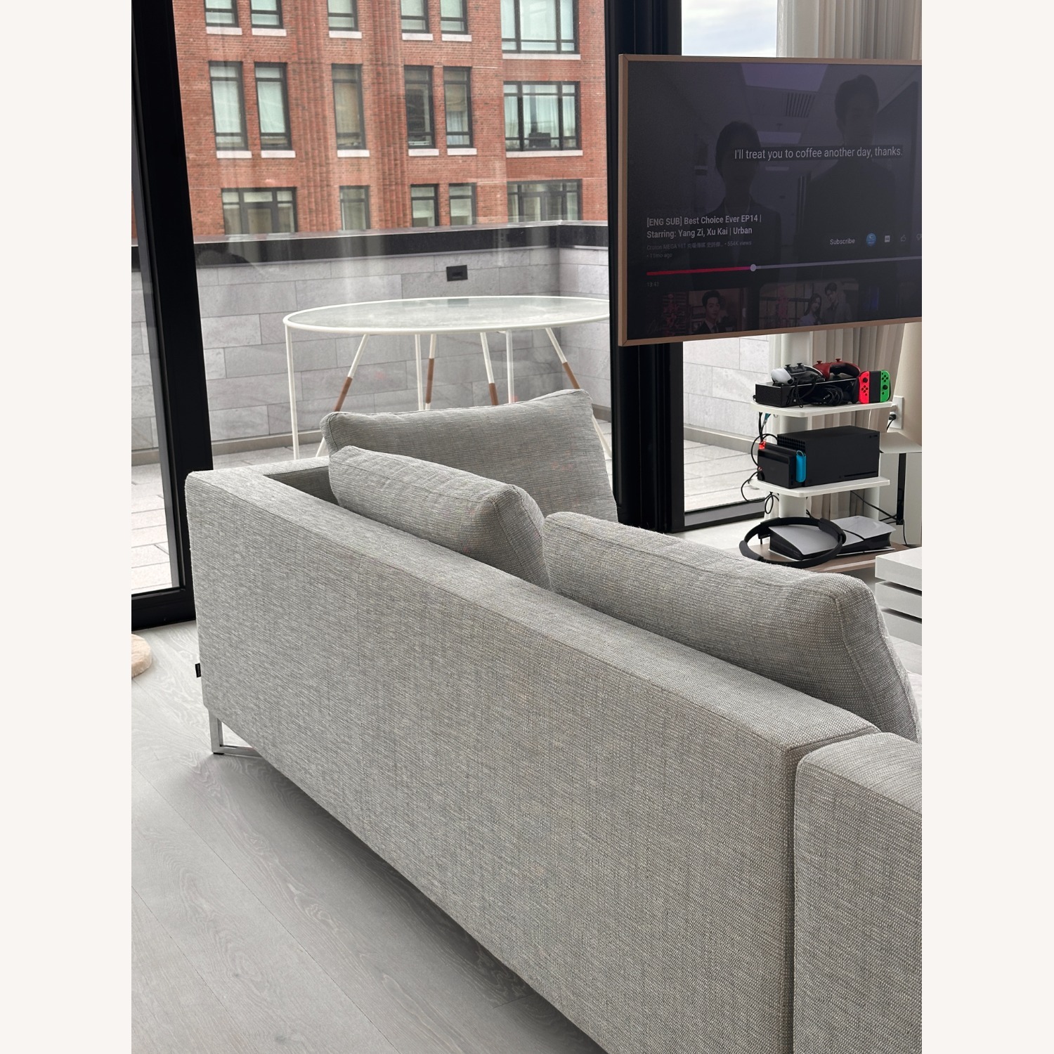 Ligne Roset Sofa Chaise Lounge - image-7