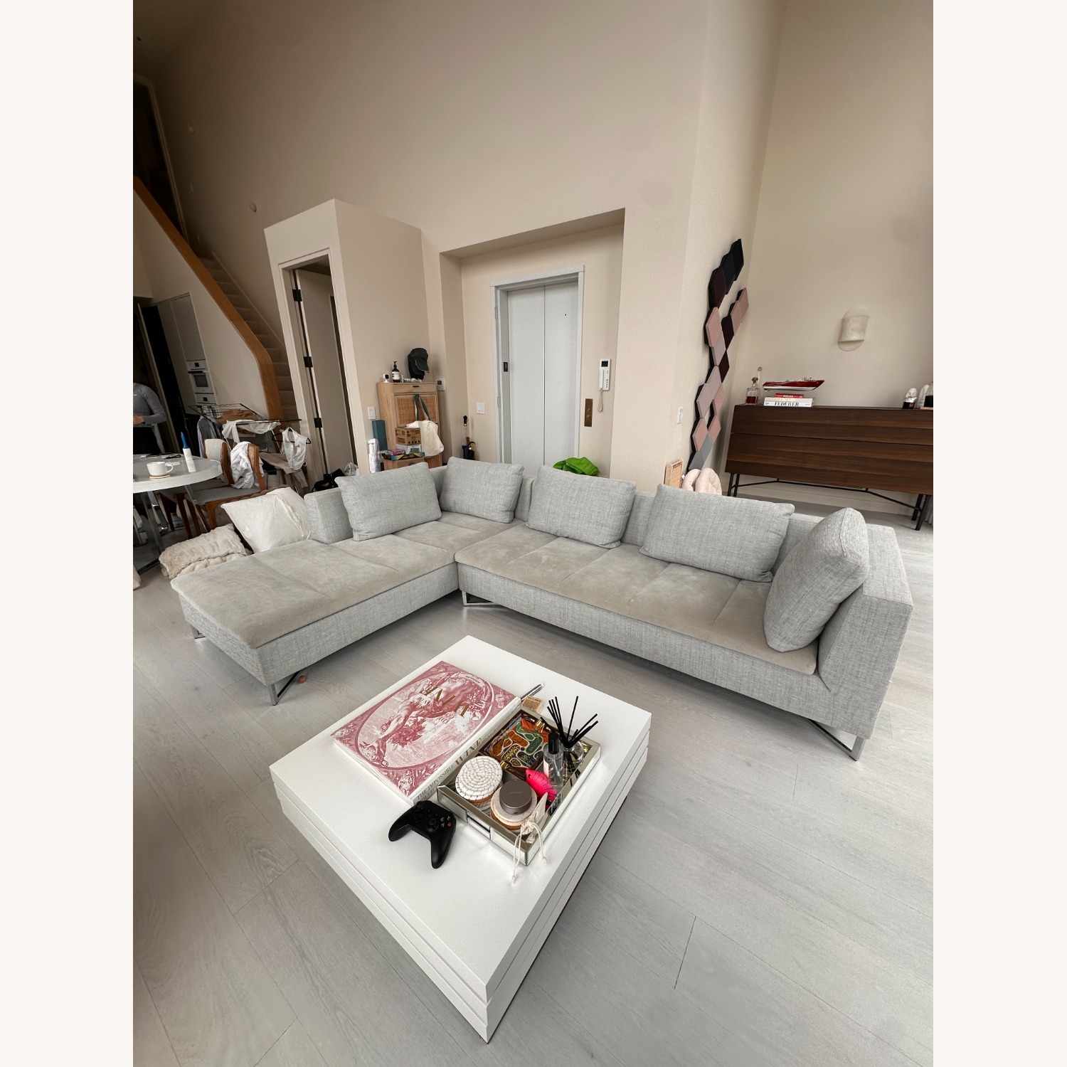 Ligne Roset Sofa Chaise Lounge - image-2