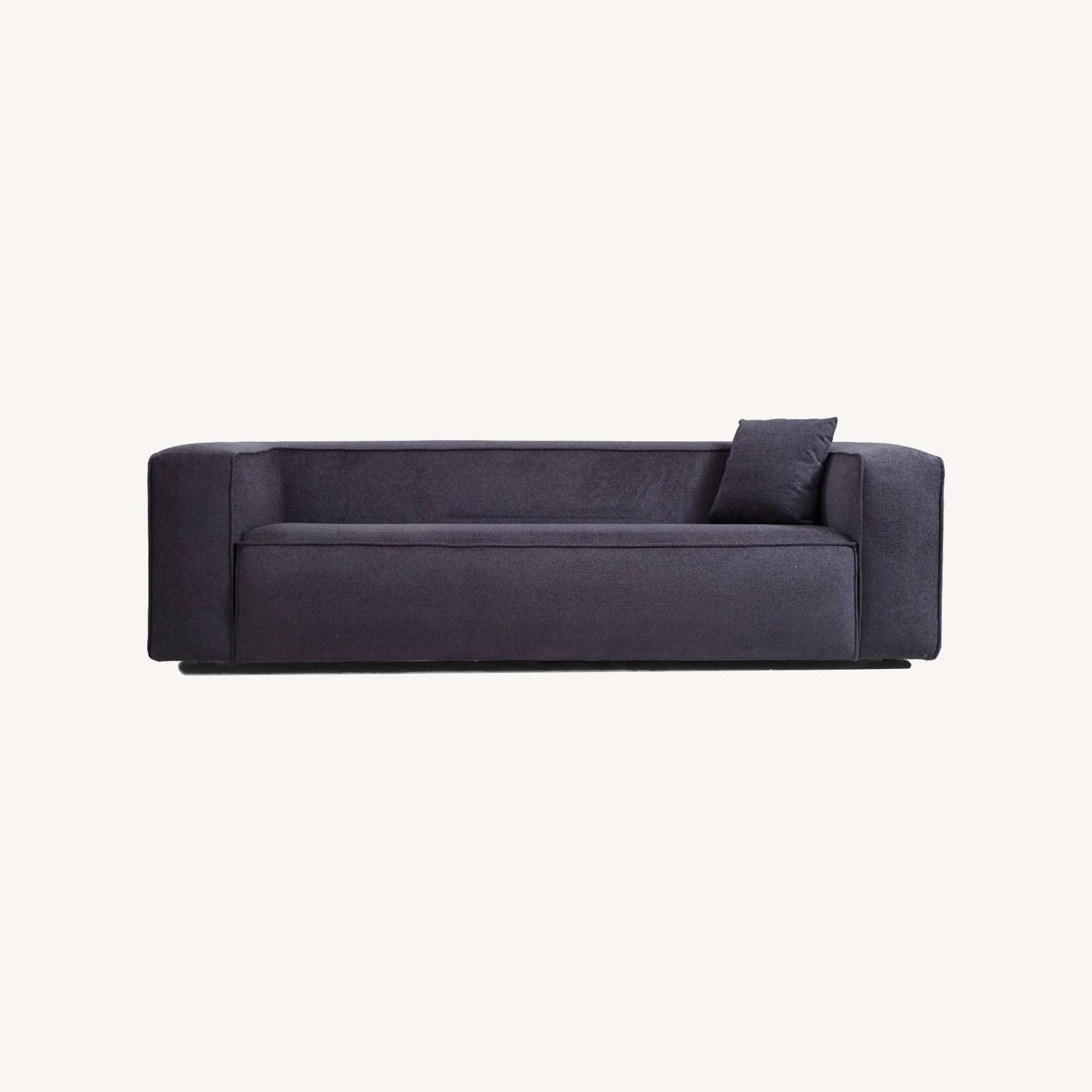 Barcelona Modern Grey Boucle Sofa - image-0
