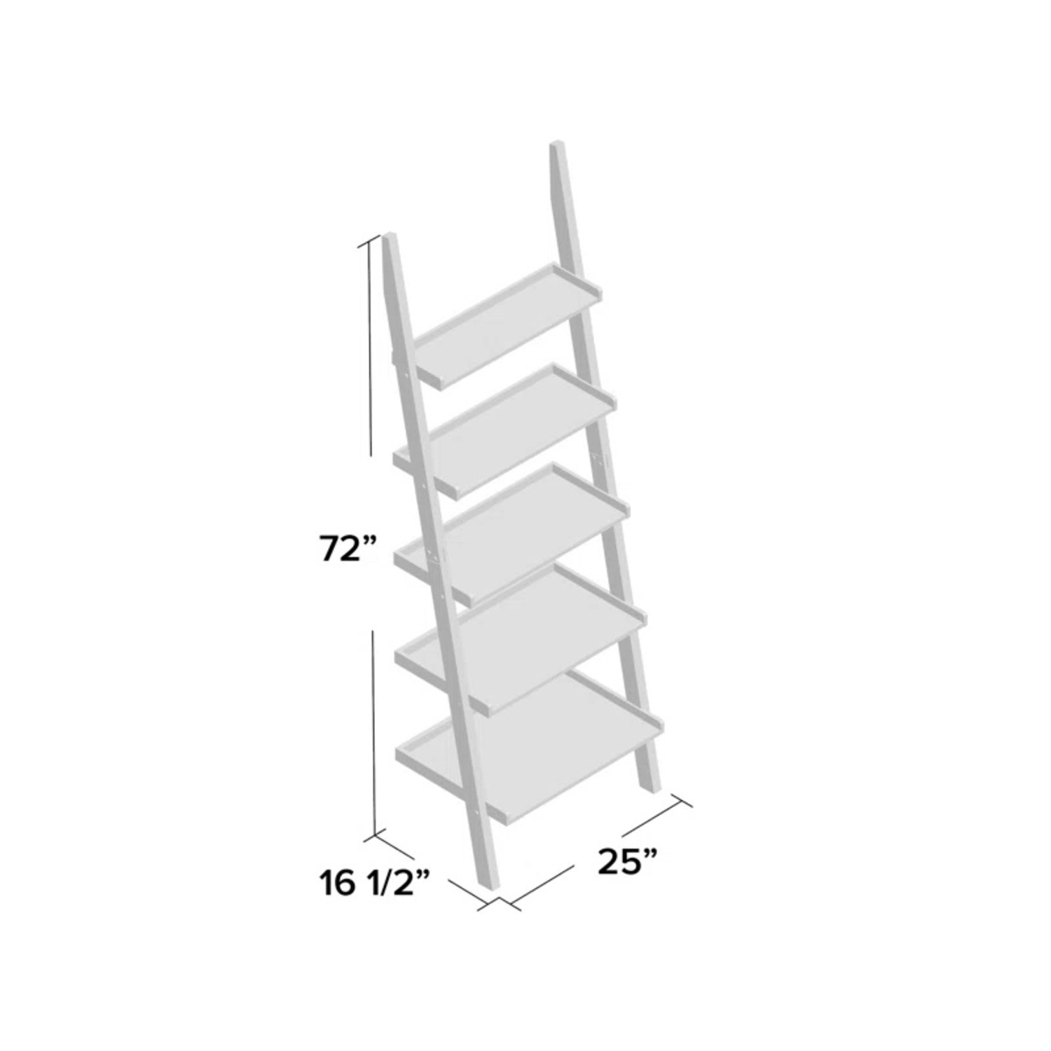 Wayfair Alyssya Ladder Bookshelf - image-4
