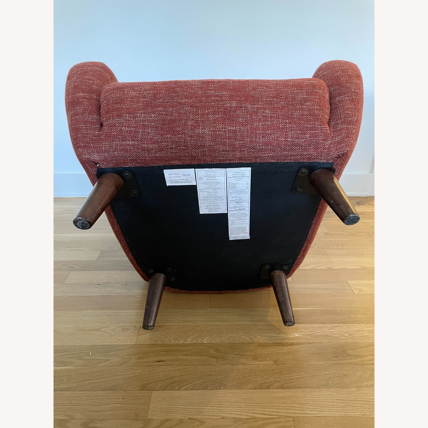 Article Mod 35" Lounge Chair in Orange Spice - image-6