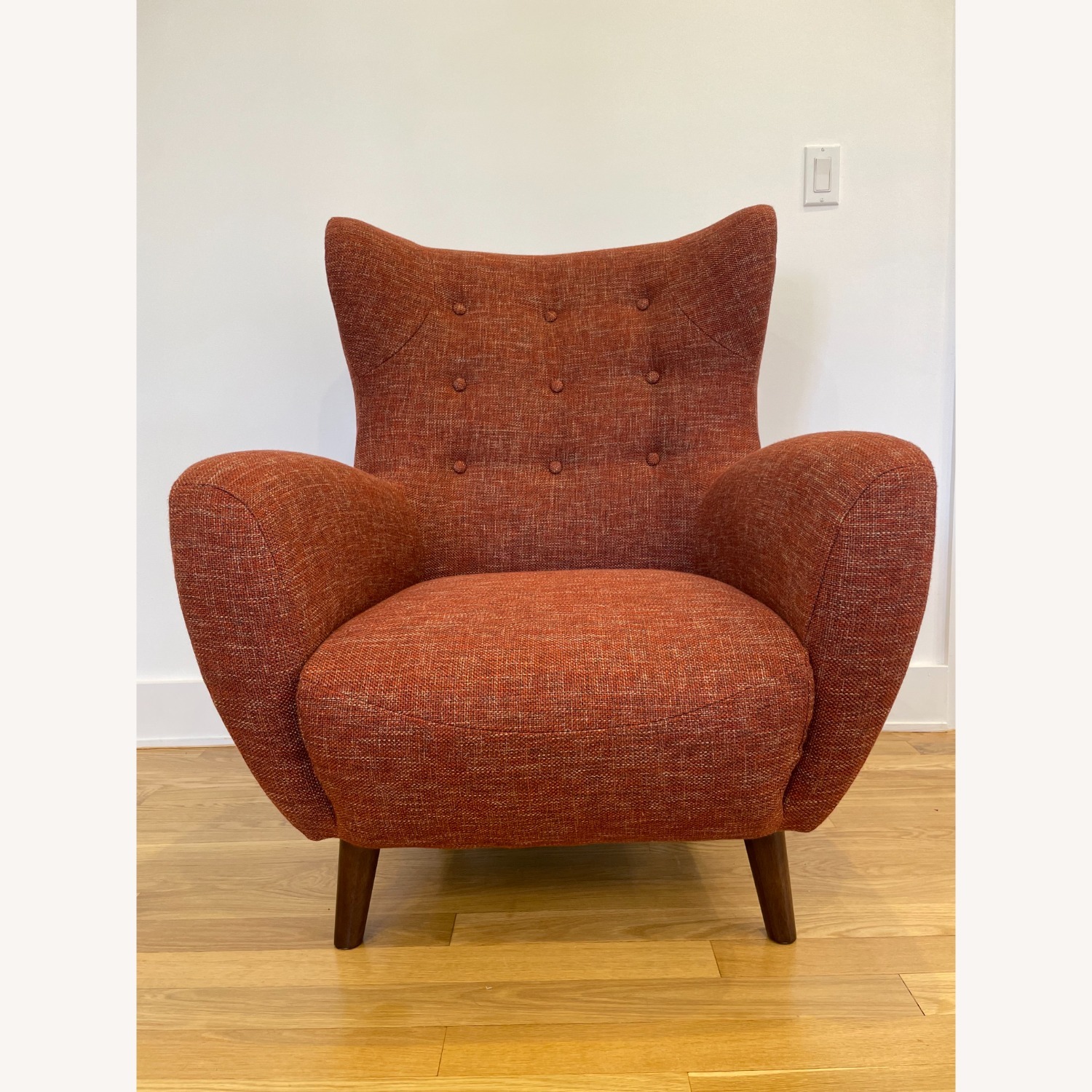 Article Mod 35" Lounge Chair in Orange Spice - image-1
