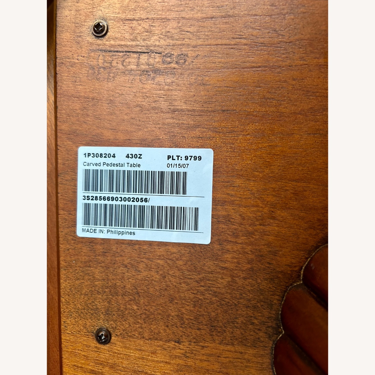 Ethan Allen Carved Pedestal Table - image-4