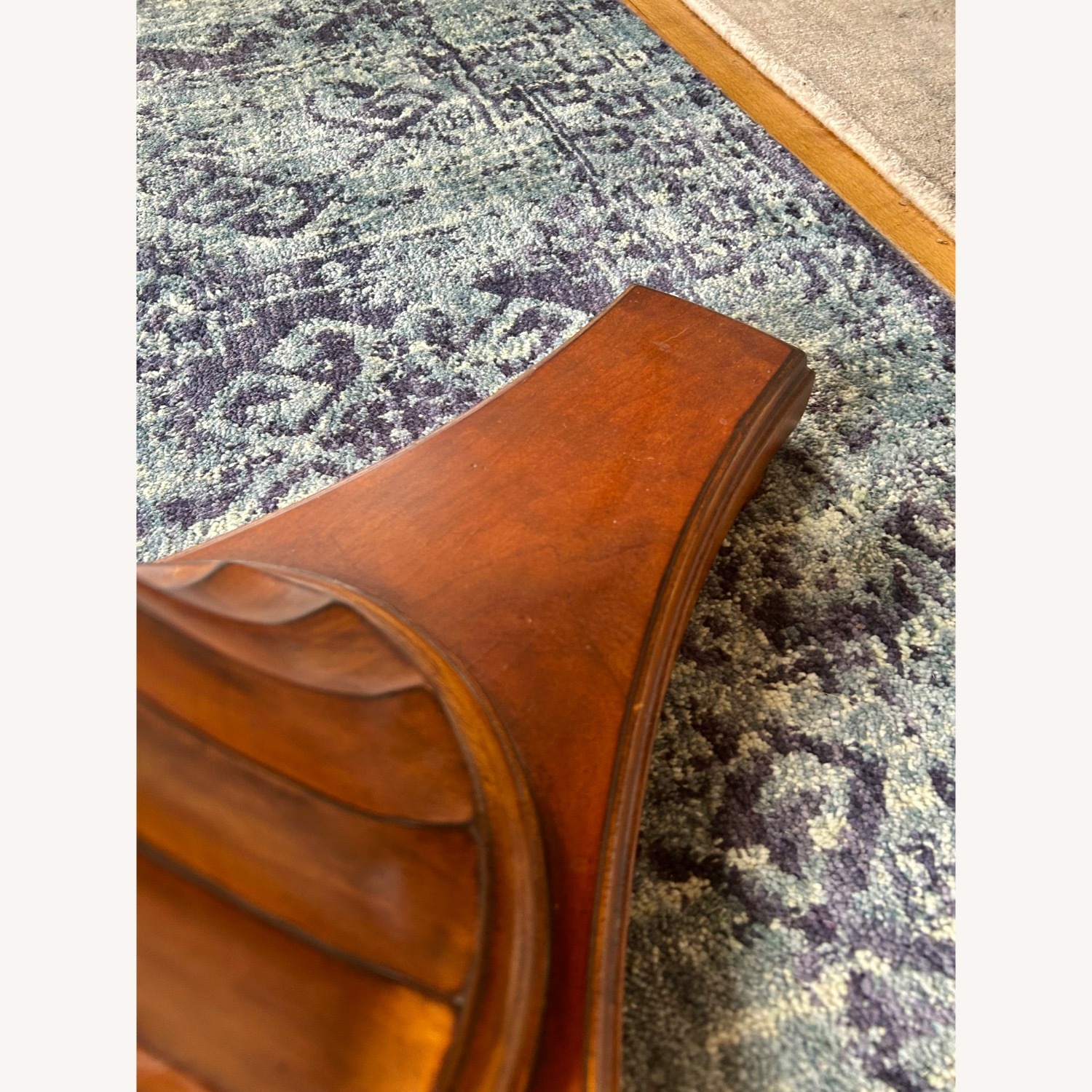 Ethan Allen Carved Pedestal Table - image-1