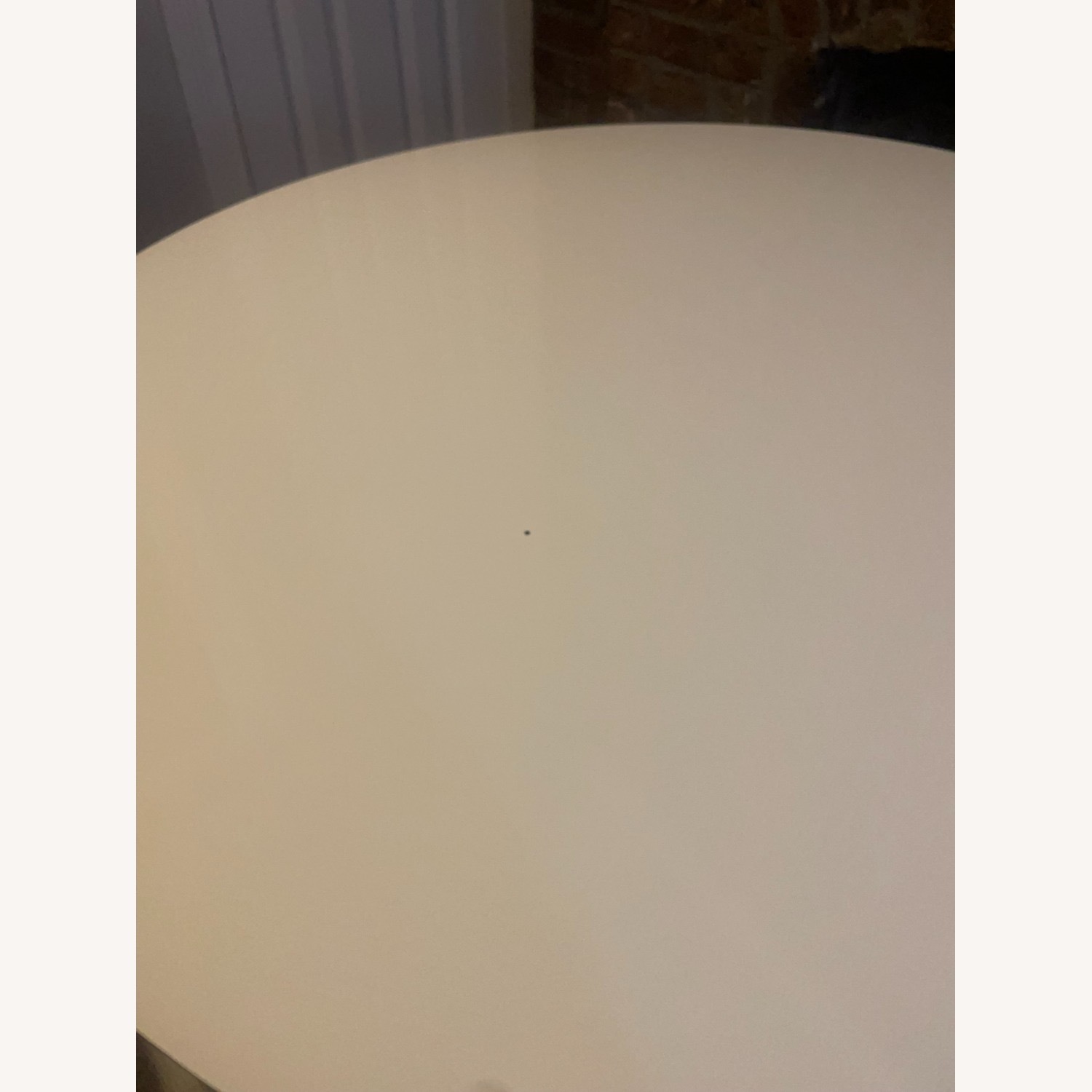 CB2 White Odyssey Brass Dining Table - image-2