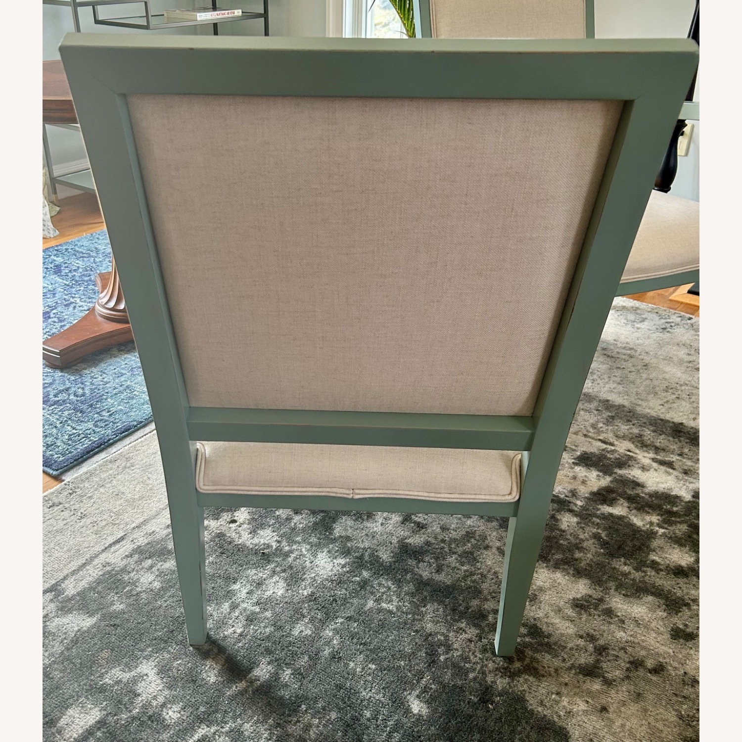 Set of 2 Crate & Barrel Cherise Chairs in Spa Blue - image-1