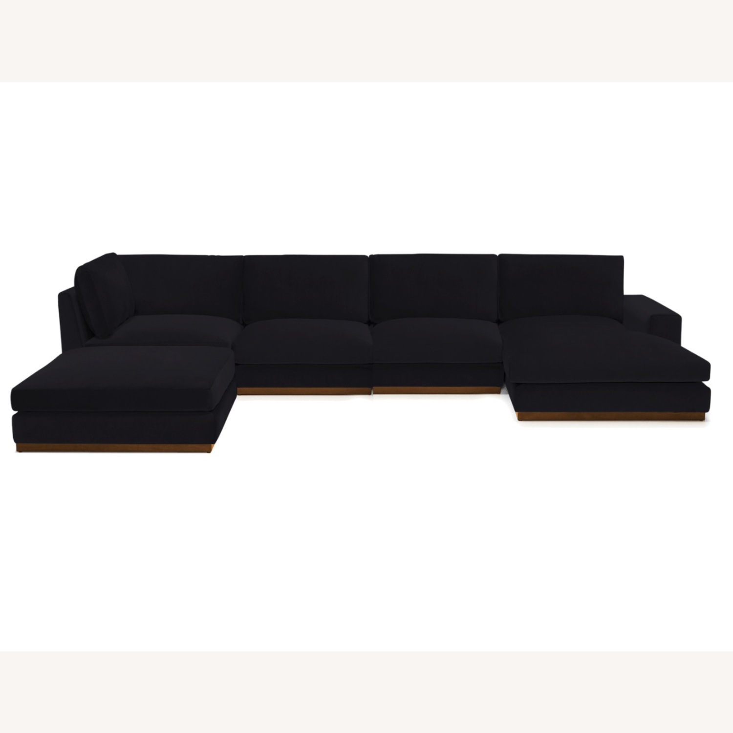 Joybird Holt Grand Sectional Velvet - image-6