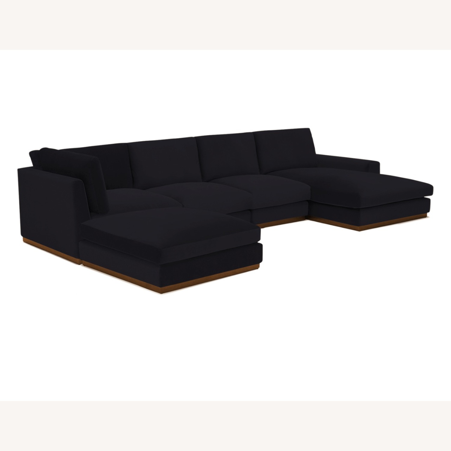 Joybird Holt Grand Sectional Velvet - image-5