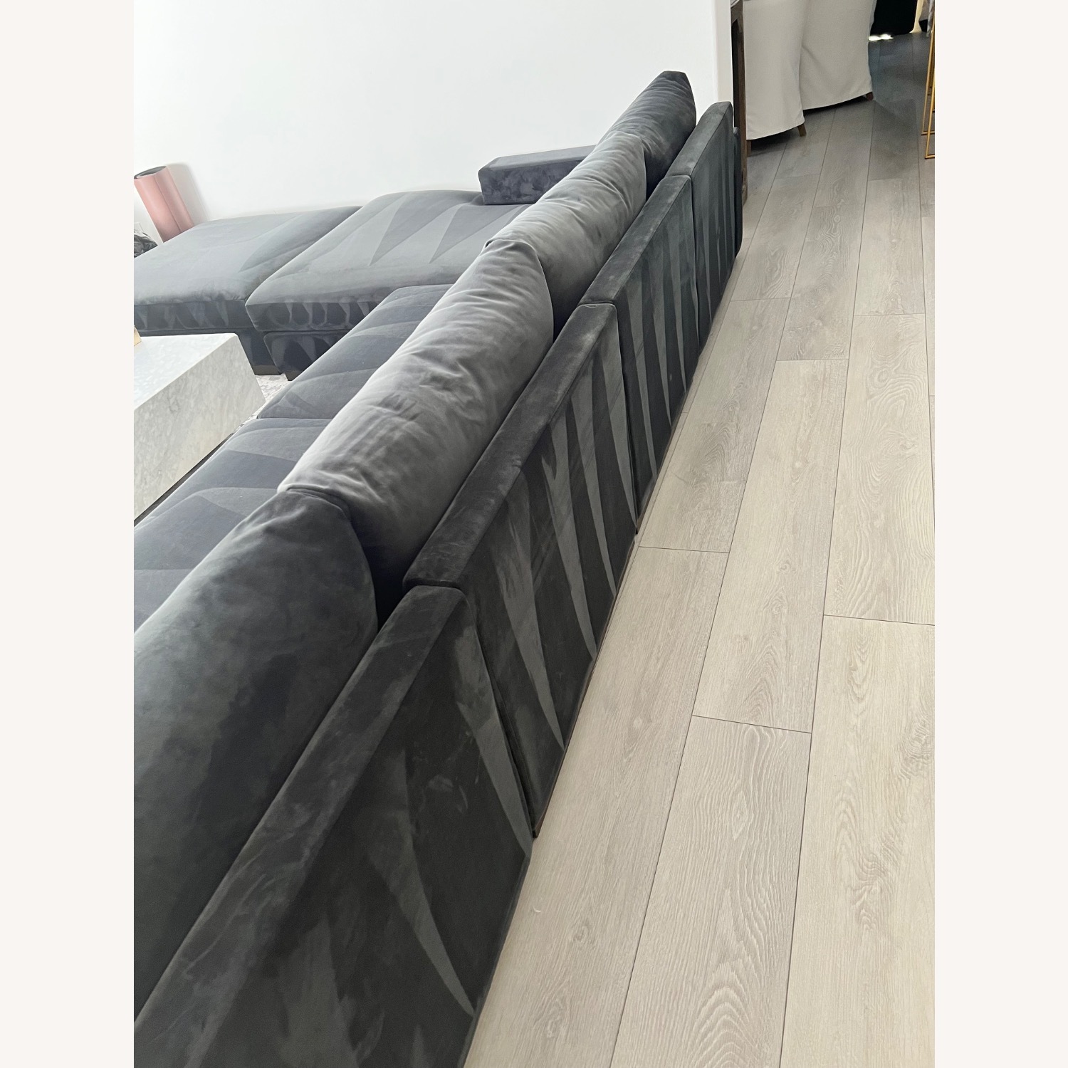 Joybird Holt Grand Sectional Velvet - image-2