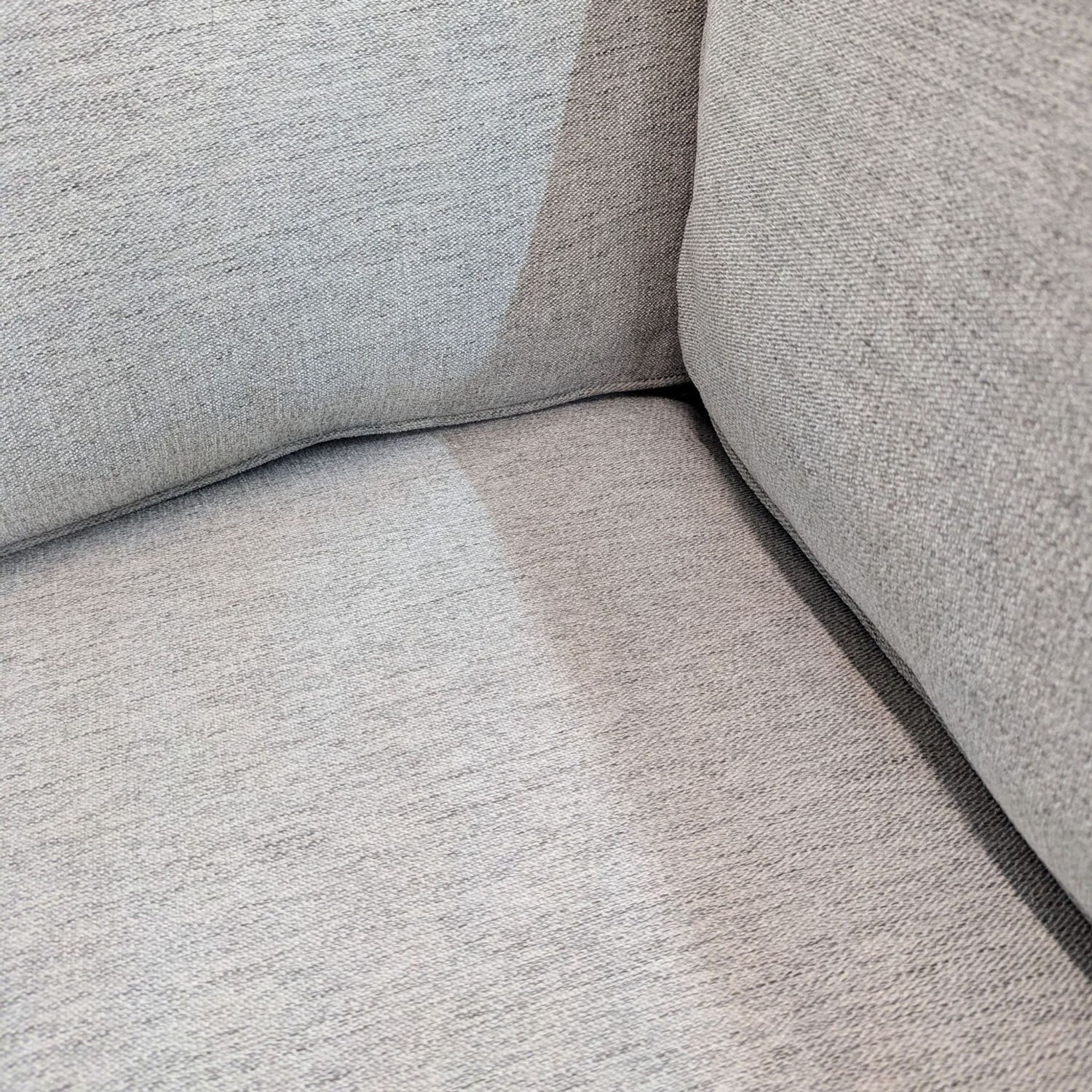 Living Spaces Neutral Gray Sectional Sofa - image-5