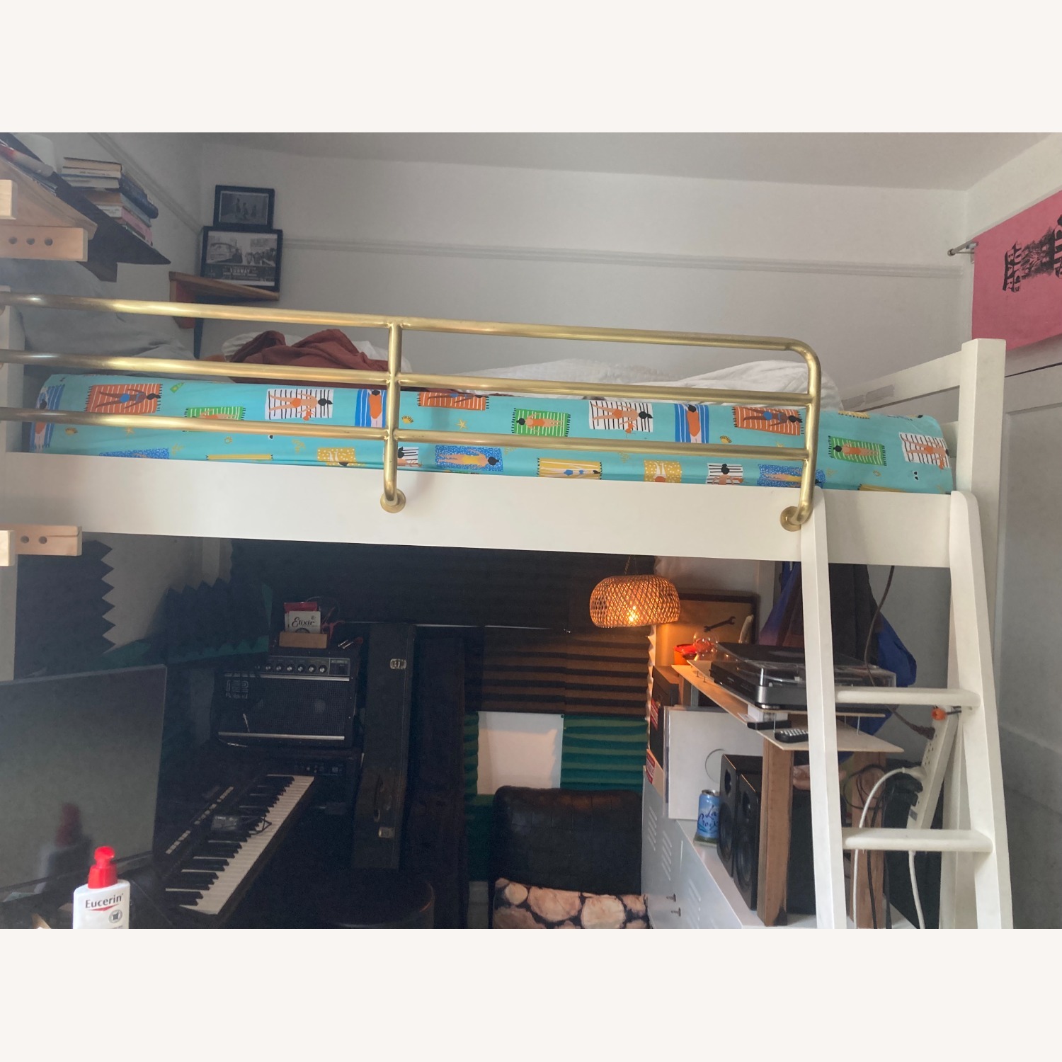 Pottery Barn Full Loft Bed Frame - image-1