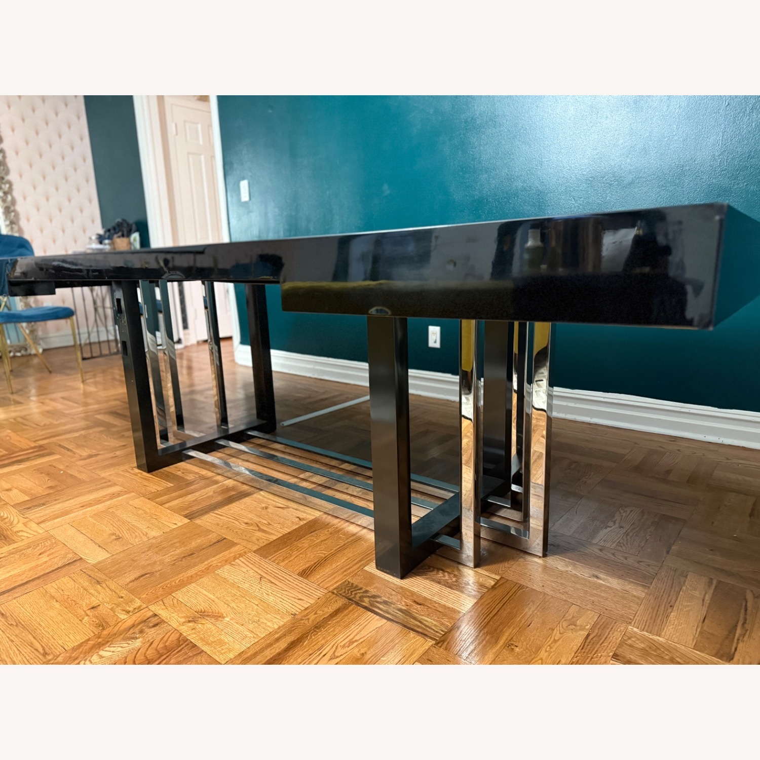 Black Lacquer Dining Table - image-3