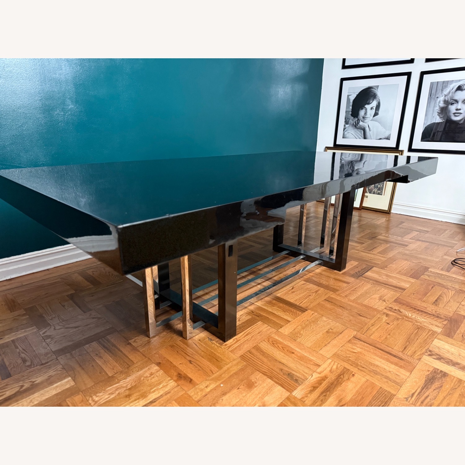 Black Lacquer Dining Table - image-1