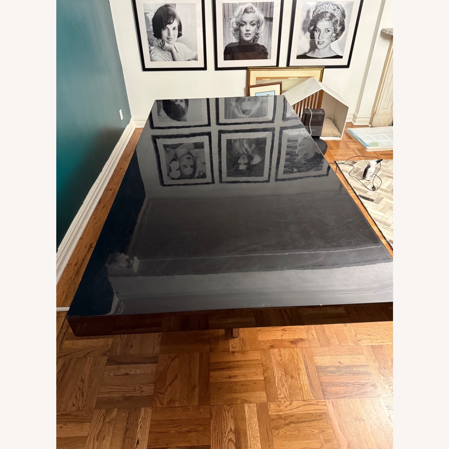 Black Lacquer Dining Table - image-4