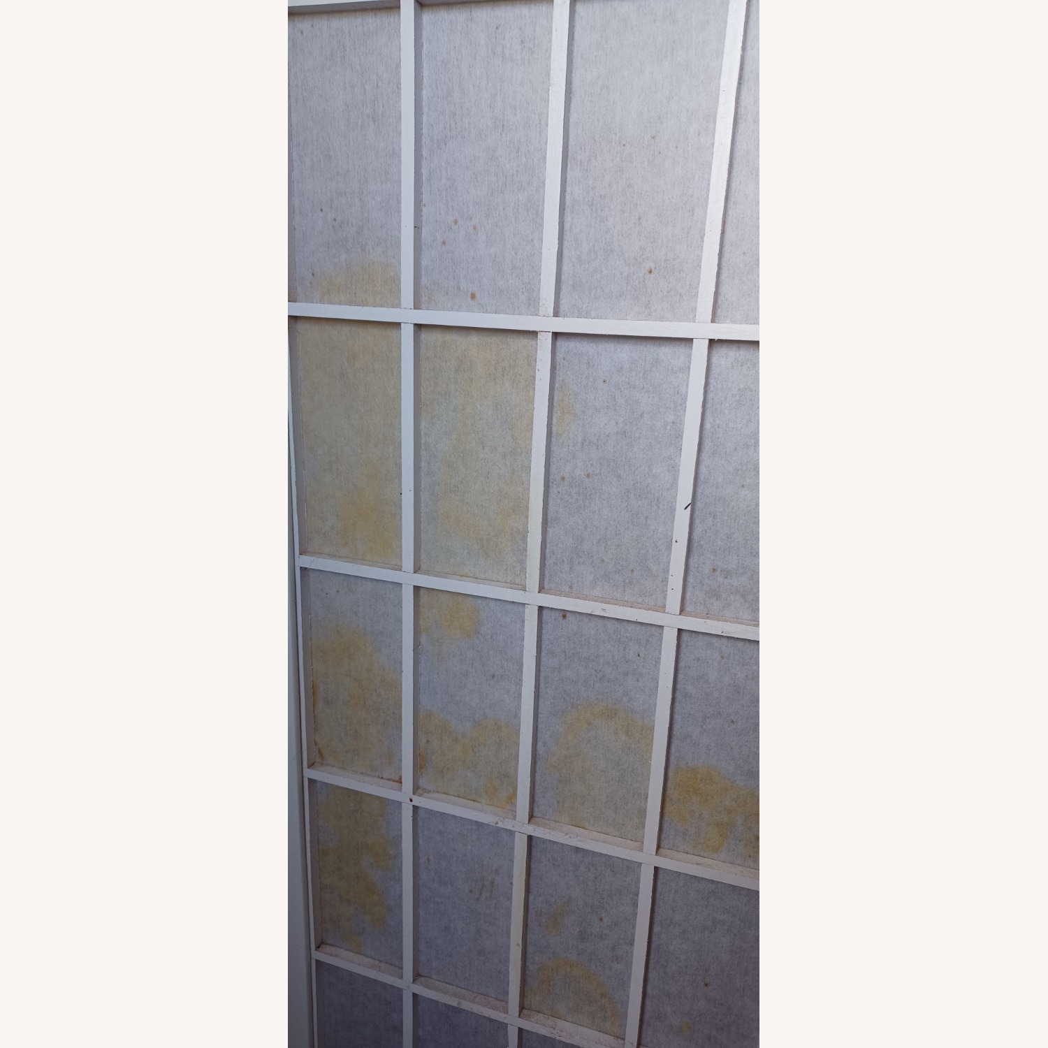 Squared 7 Panel Room Divider White - image-3