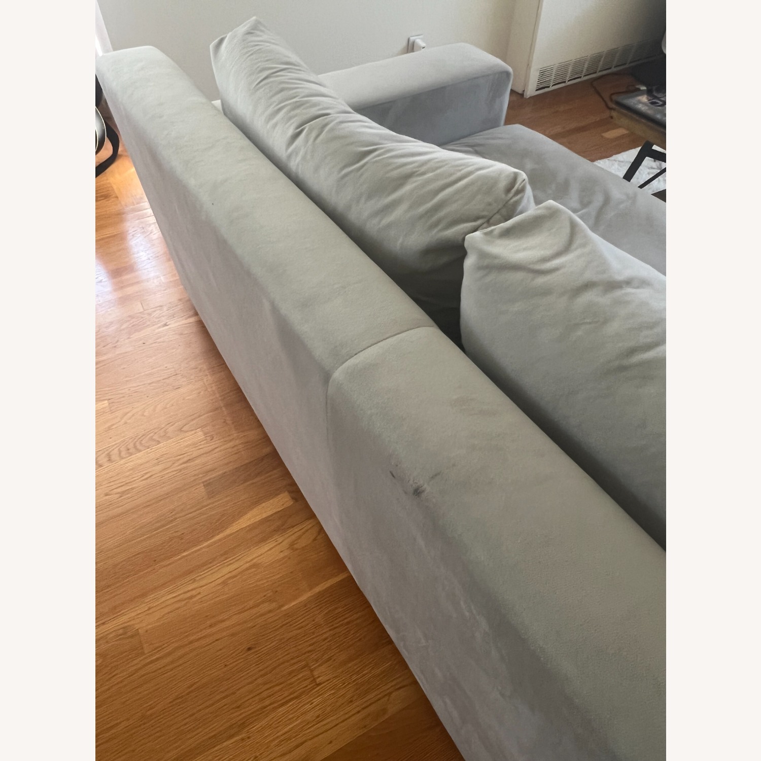 West Elm Dalton Silver Sectional - image-2