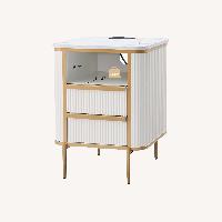 Amazon OKD Nightstand End Table Bed Side Table