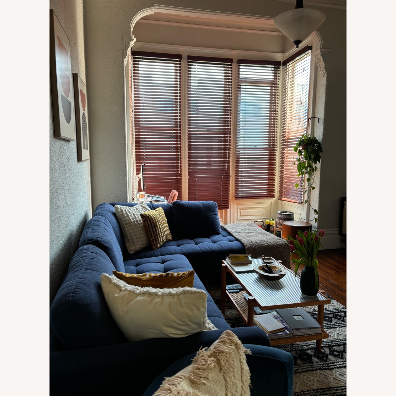 Living Spaces Sectional - image-2