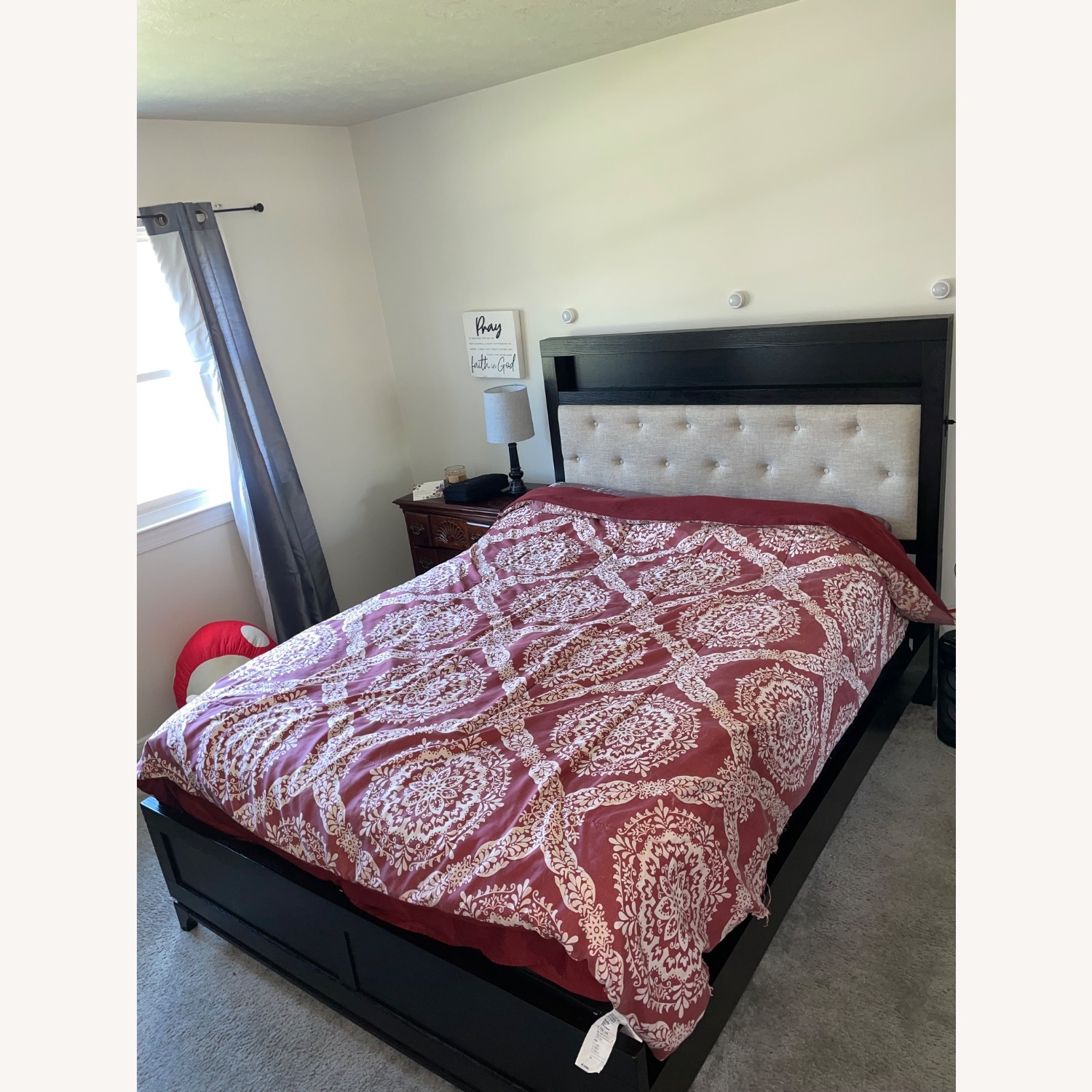 Headboard LED Lights with Bed Frame - image-1