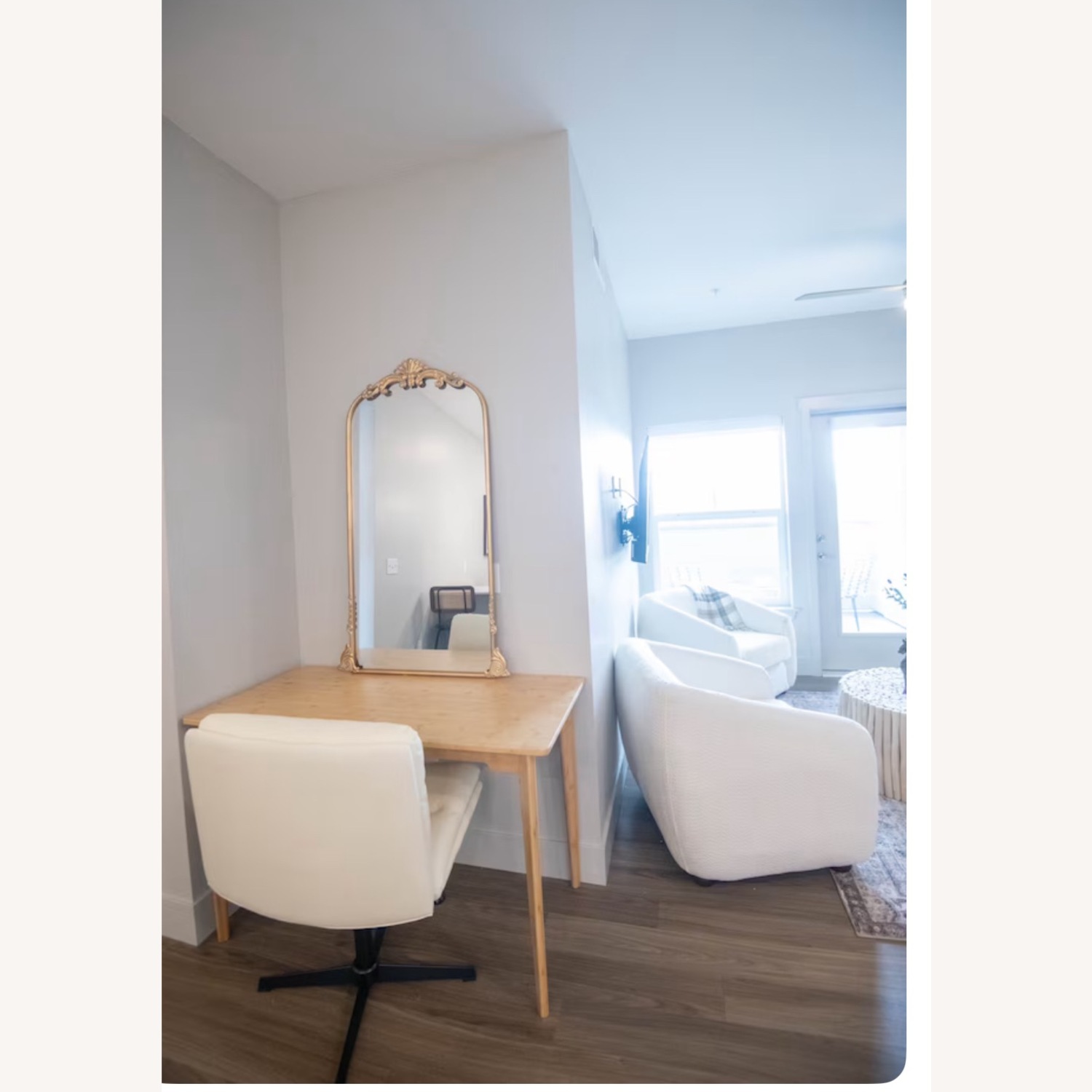 Wayfair Kelly Clarkson Home Arched iron mirror - image-2