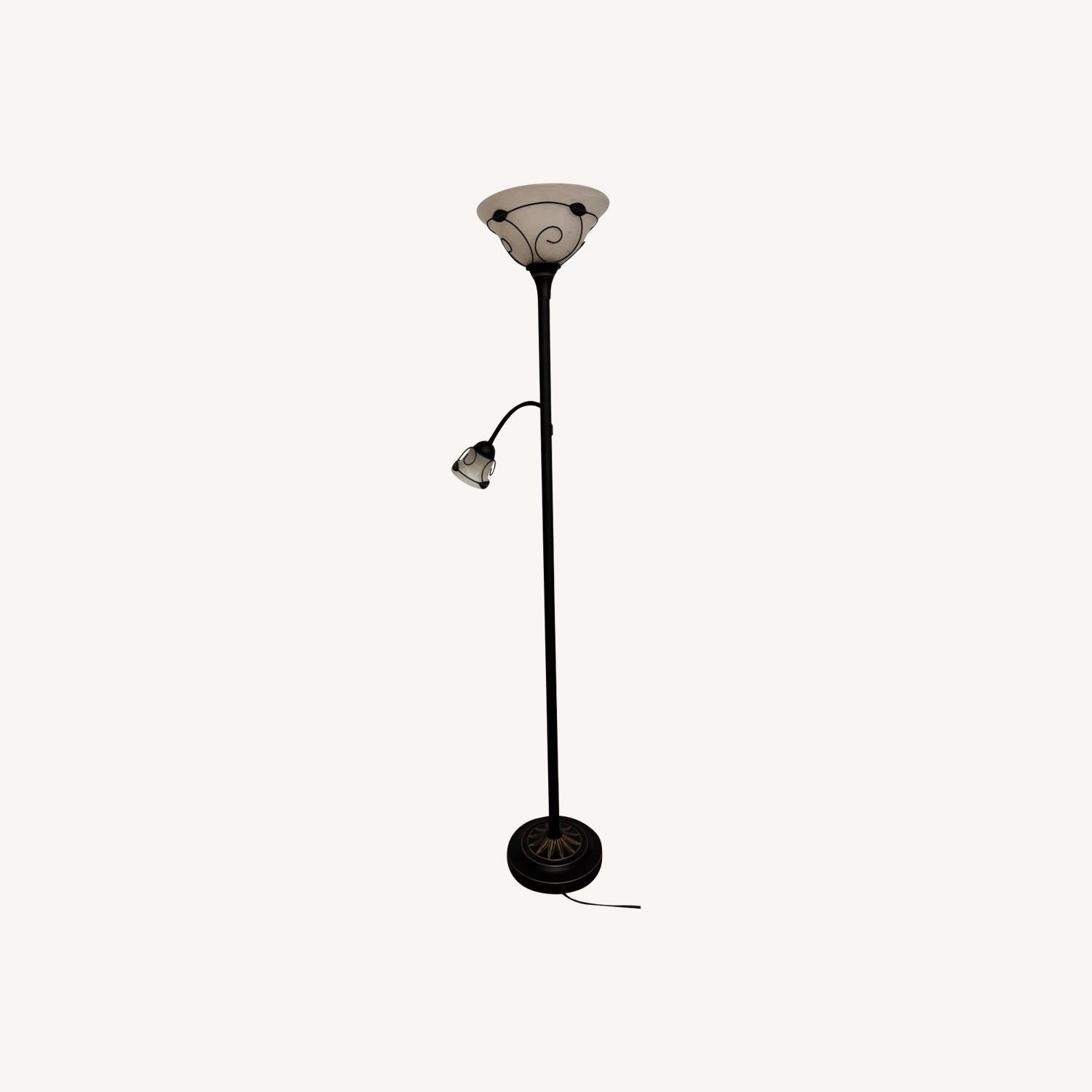 Wayfair Rupe 71" Torchiere Floor Lamp - image-0