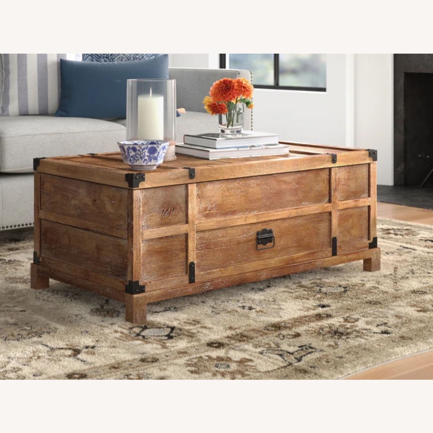 Wayfair Percival Solid Wood Coffee Table - image-1