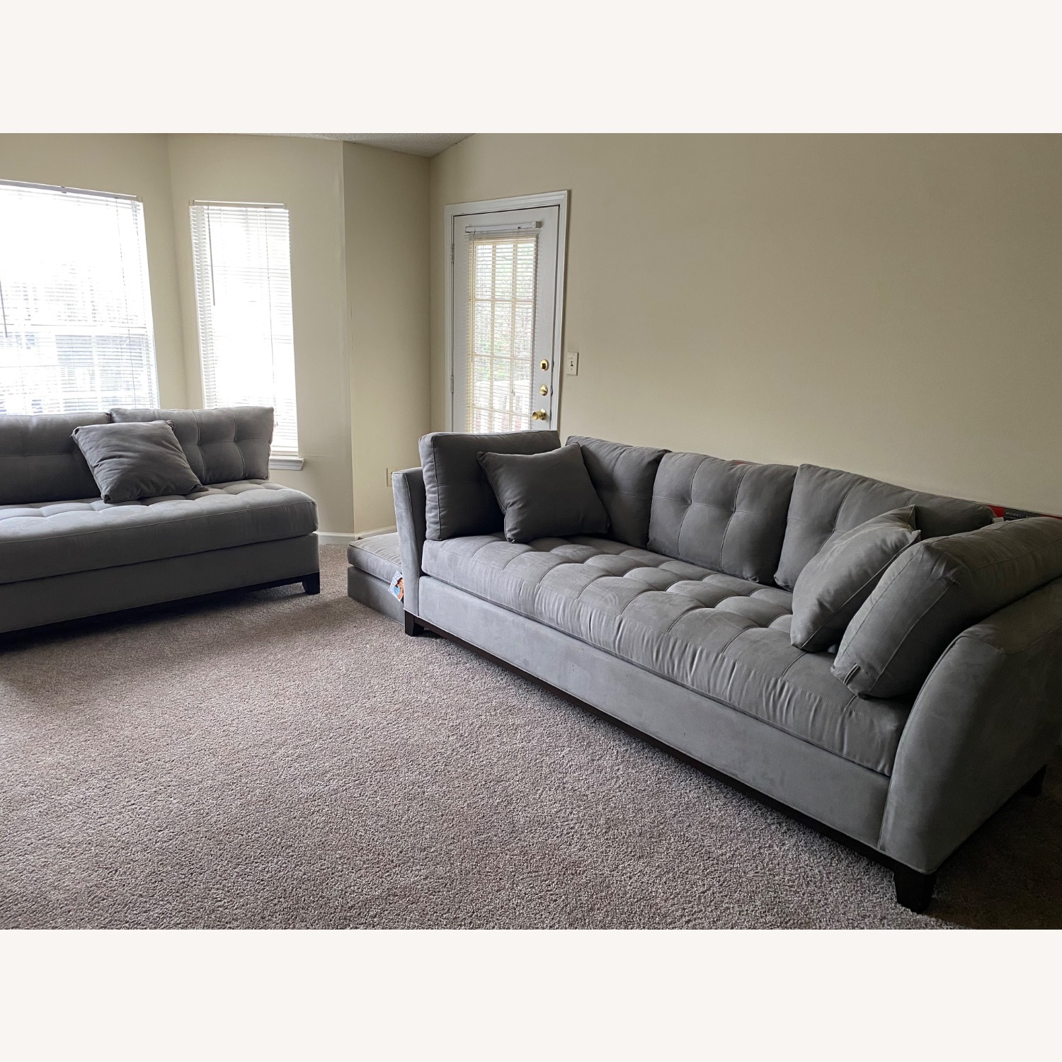 Gray Cindy Crawford Sectional - image-3