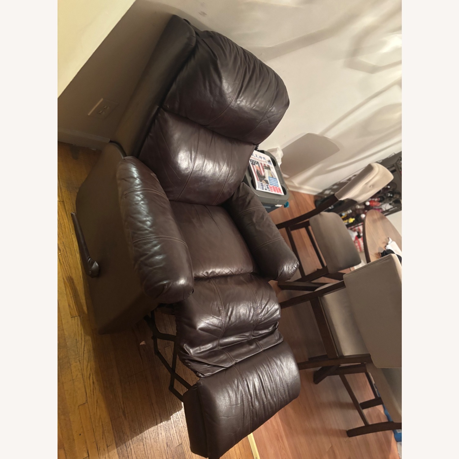 Chocolate Brown La-Z-Boy Recliner Chair - image-2
