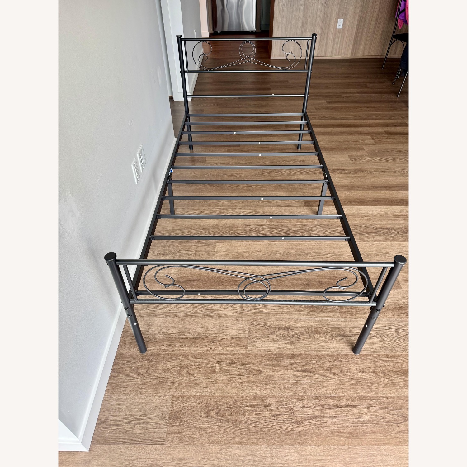 Amazon Twin Bed Frame Platform with Headboard - image-3