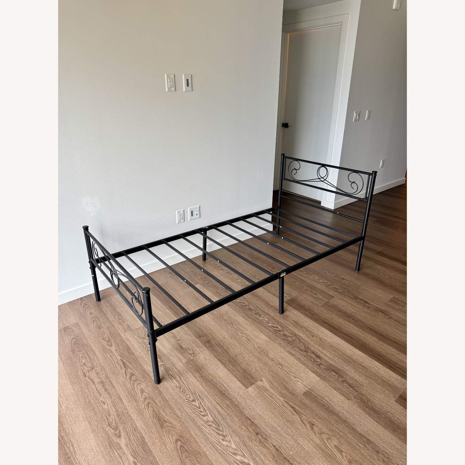 Amazon Twin Bed Frame Platform with Headboard - image-1